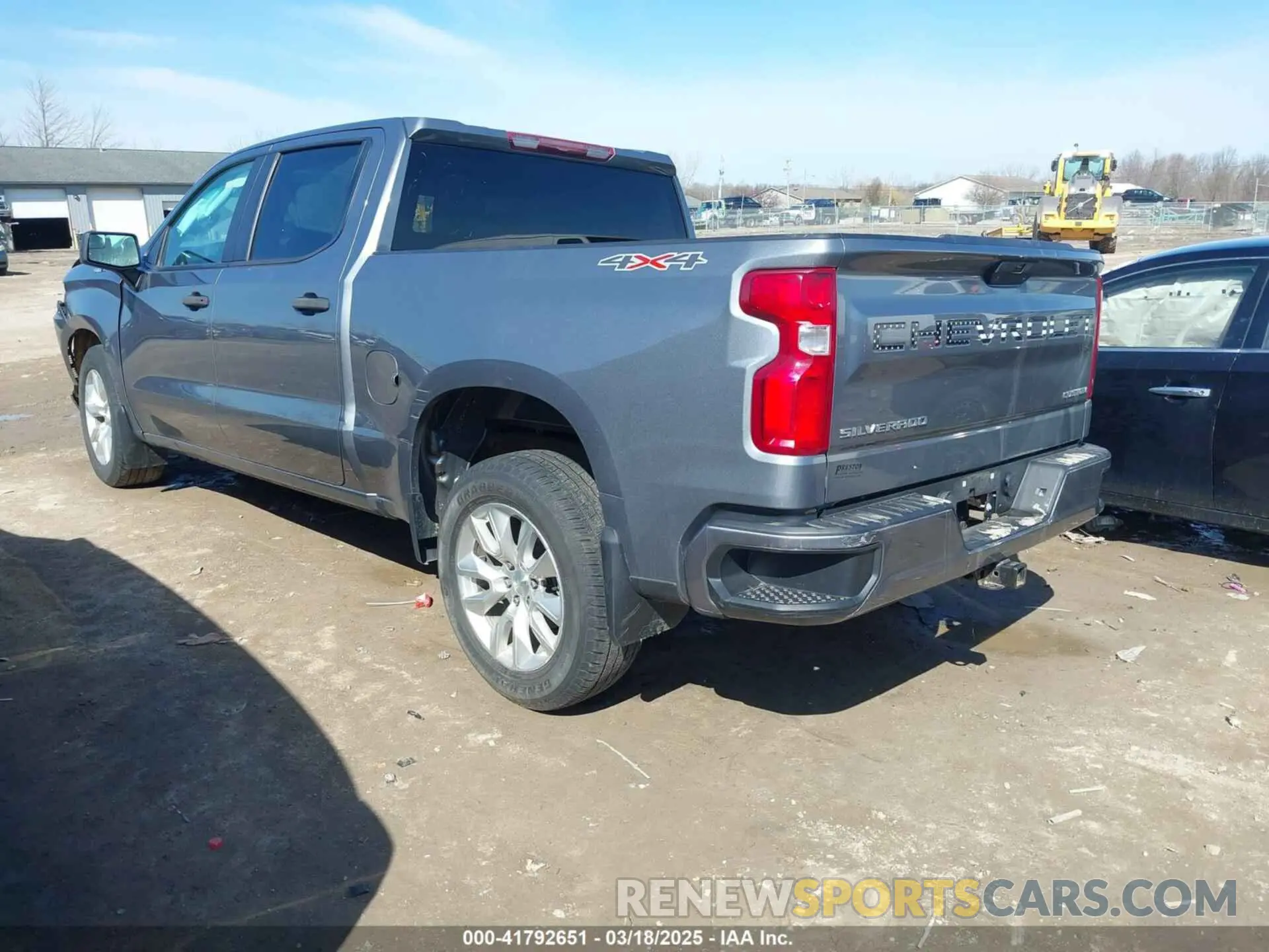 3 Photograph of a damaged car 1GCPYBEK8MZ200350 CHEVROLET SILVERADO 1500 2021