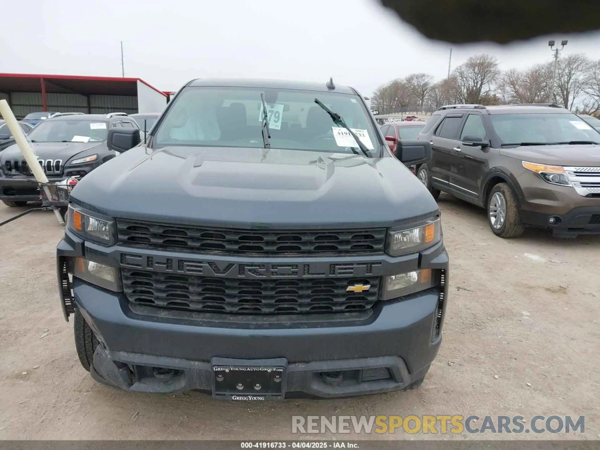 12 Photograph of a damaged car 1GCPYBEKXMZ324698 CHEVROLET SILVERADO 1500 2021