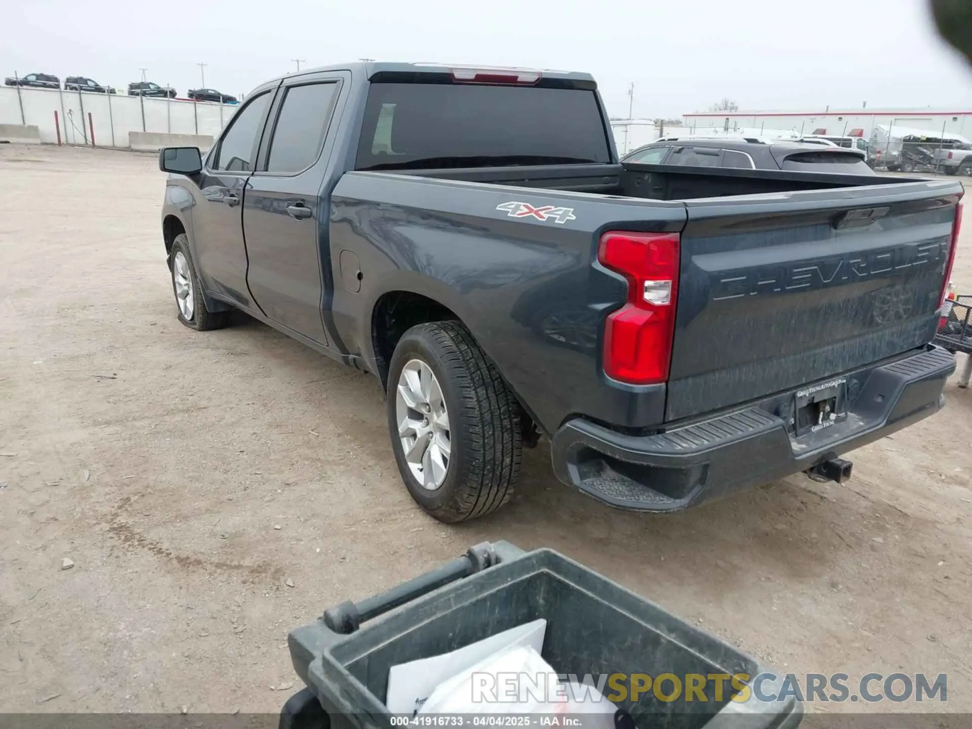 3 Photograph of a damaged car 1GCPYBEKXMZ324698 CHEVROLET SILVERADO 1500 2021