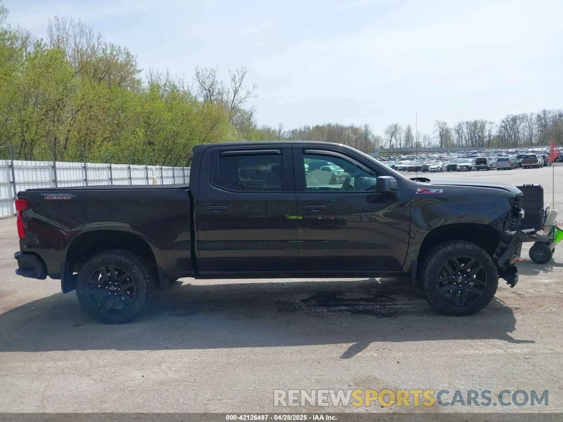 13 Photograph of a damaged car 1GCPYCEF1MZ271205 CHEVROLET SILVERADO 1500 2021