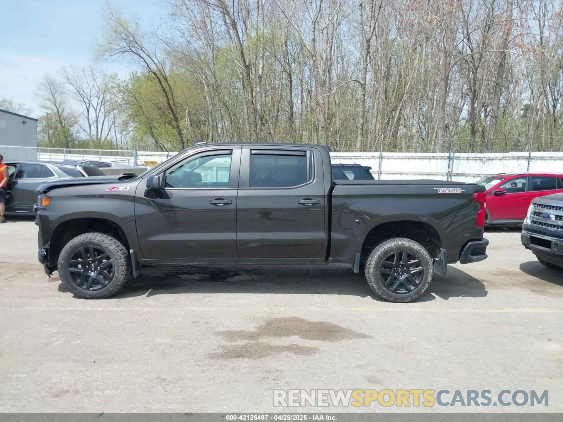 14 Photograph of a damaged car 1GCPYCEF1MZ271205 CHEVROLET SILVERADO 1500 2021