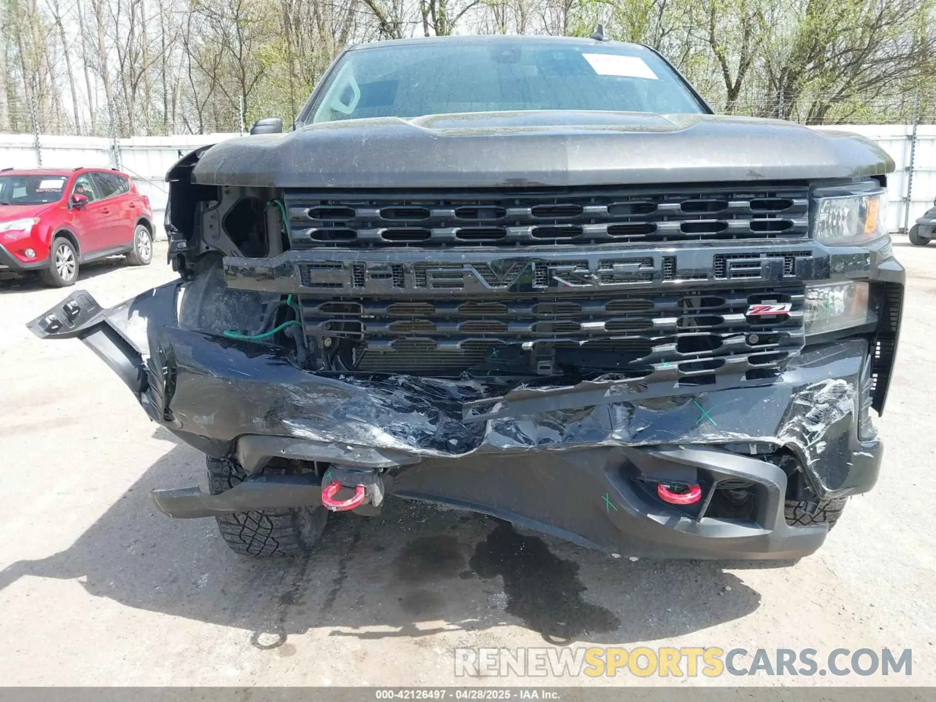 17 Photograph of a damaged car 1GCPYCEF1MZ271205 CHEVROLET SILVERADO 1500 2021