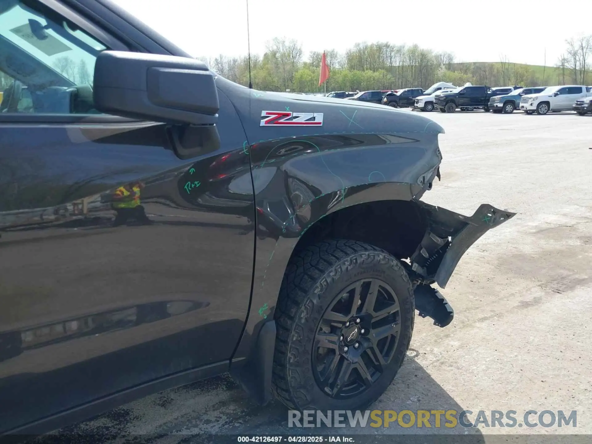 20 Photograph of a damaged car 1GCPYCEF1MZ271205 CHEVROLET SILVERADO 1500 2021
