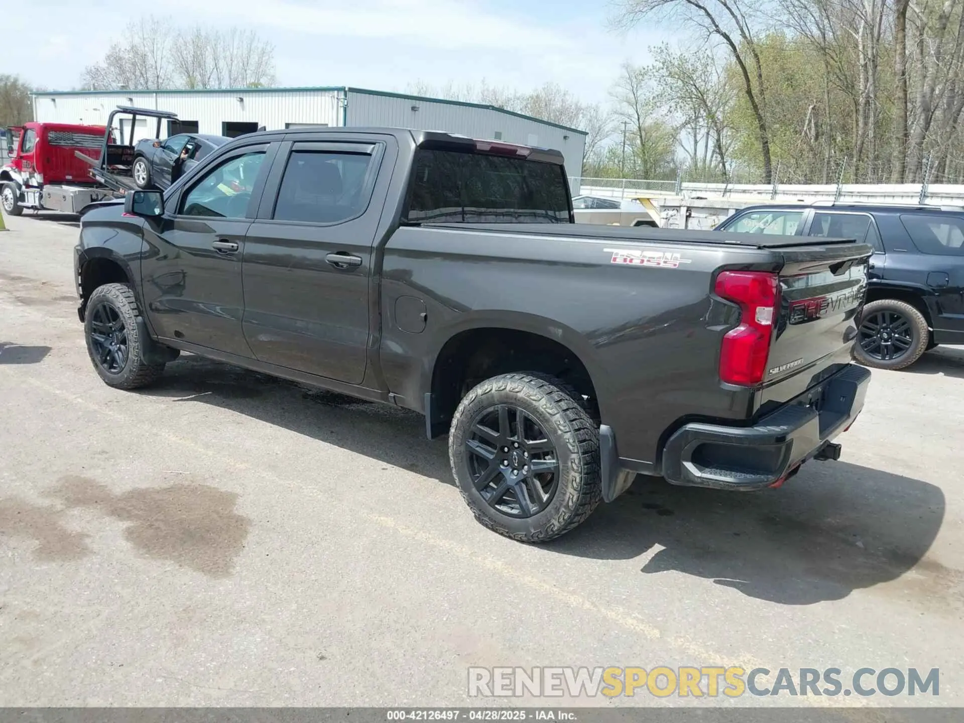3 Photograph of a damaged car 1GCPYCEF1MZ271205 CHEVROLET SILVERADO 1500 2021