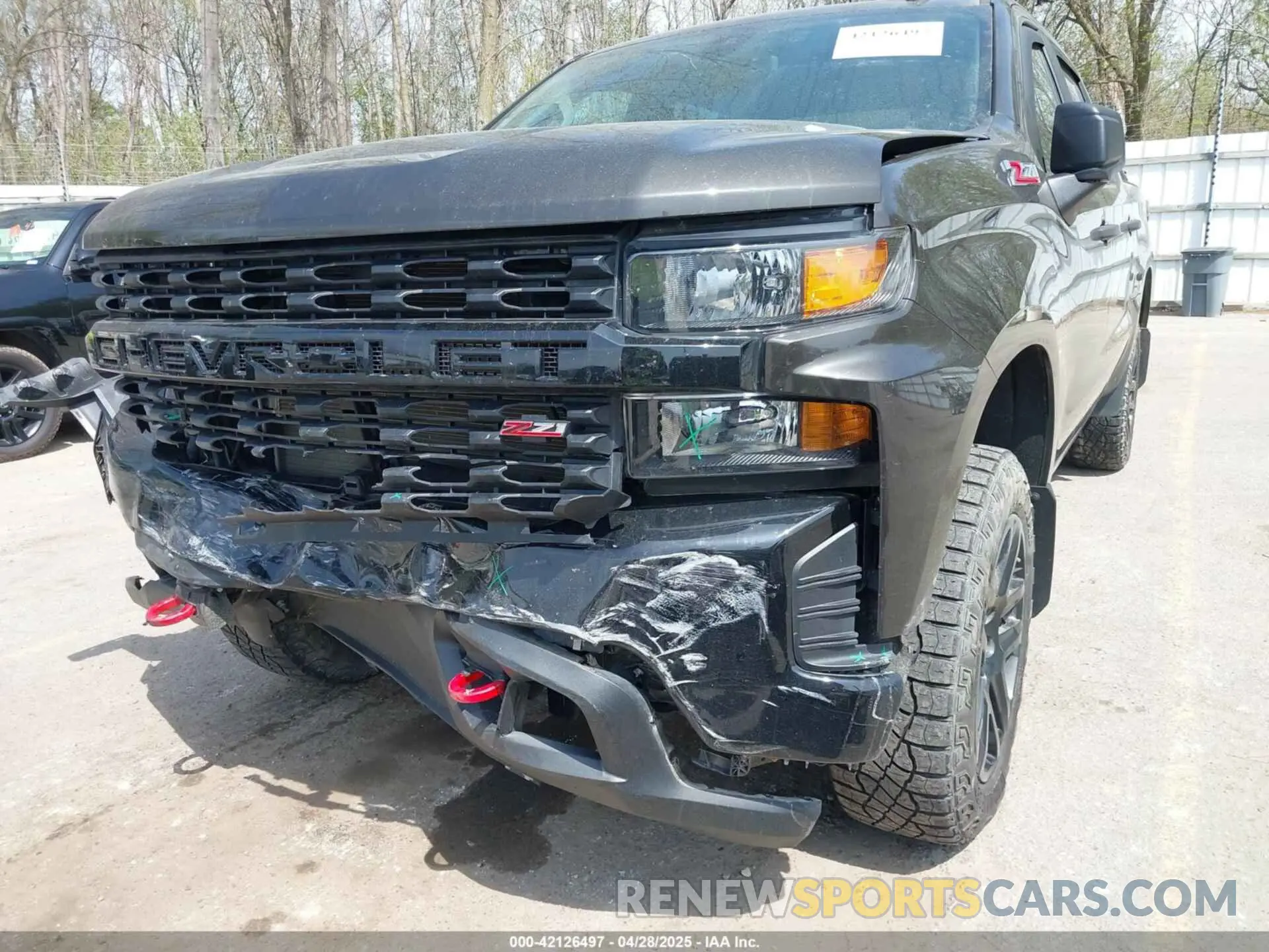 6 Photograph of a damaged car 1GCPYCEF1MZ271205 CHEVROLET SILVERADO 1500 2021