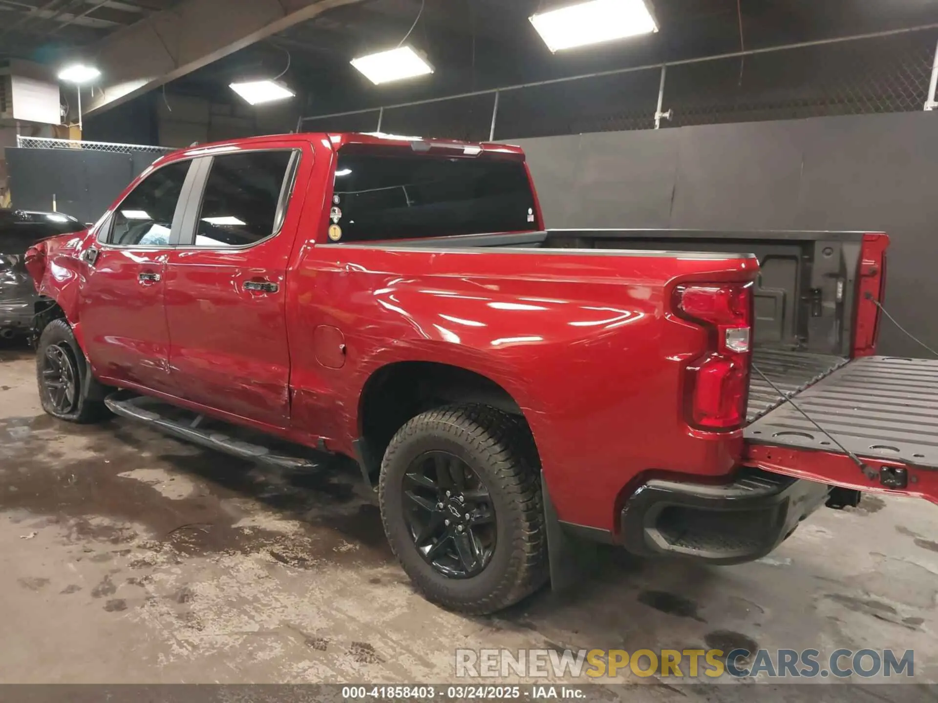 3 Photograph of a damaged car 1GCPYCEF1MZ386922 CHEVROLET SILVERADO 1500 2021