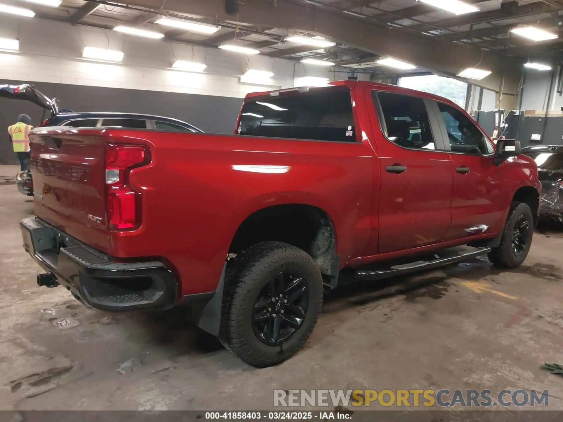 4 Photograph of a damaged car 1GCPYCEF1MZ386922 CHEVROLET SILVERADO 1500 2021