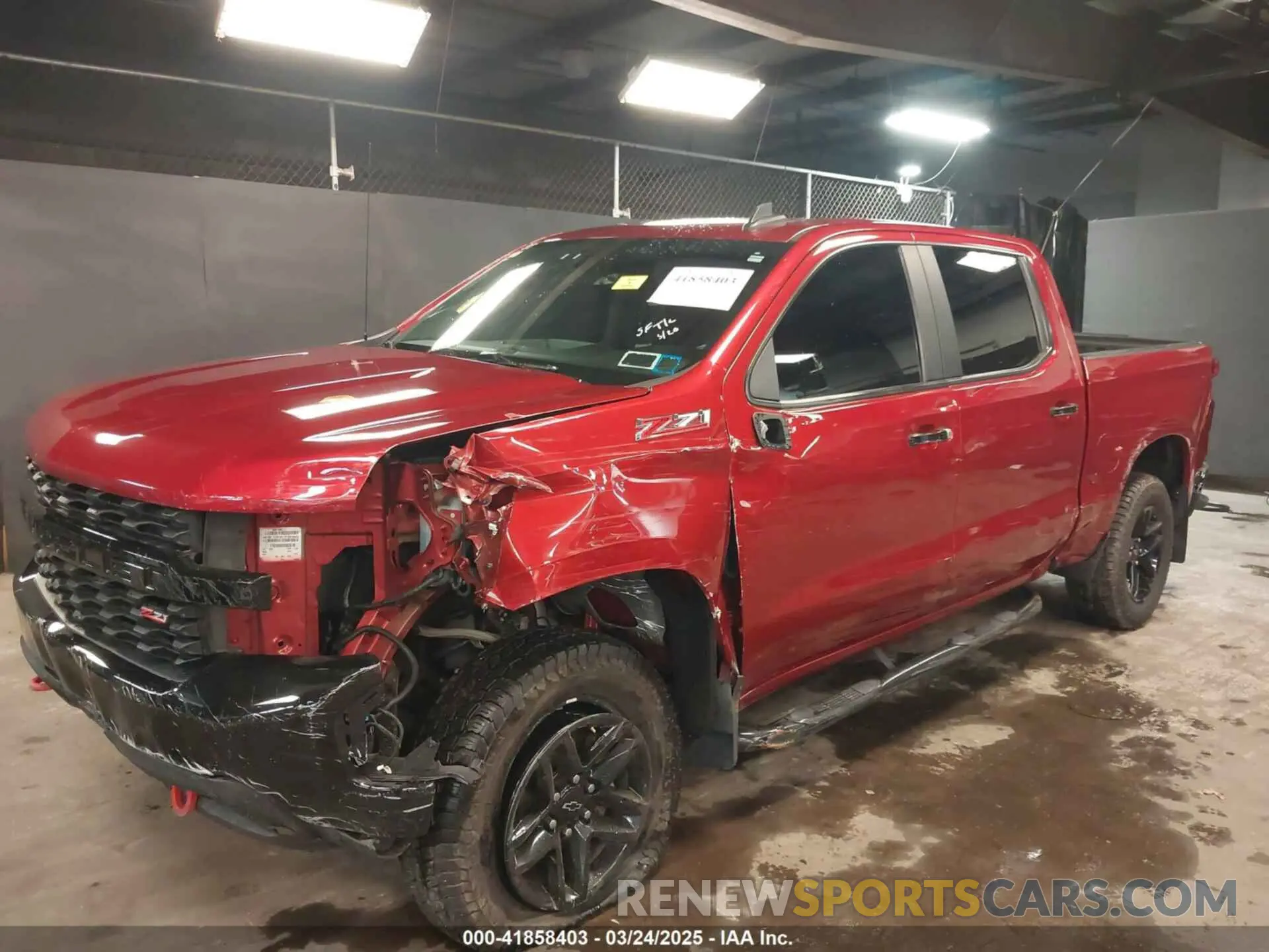 6 Photograph of a damaged car 1GCPYCEF1MZ386922 CHEVROLET SILVERADO 1500 2021