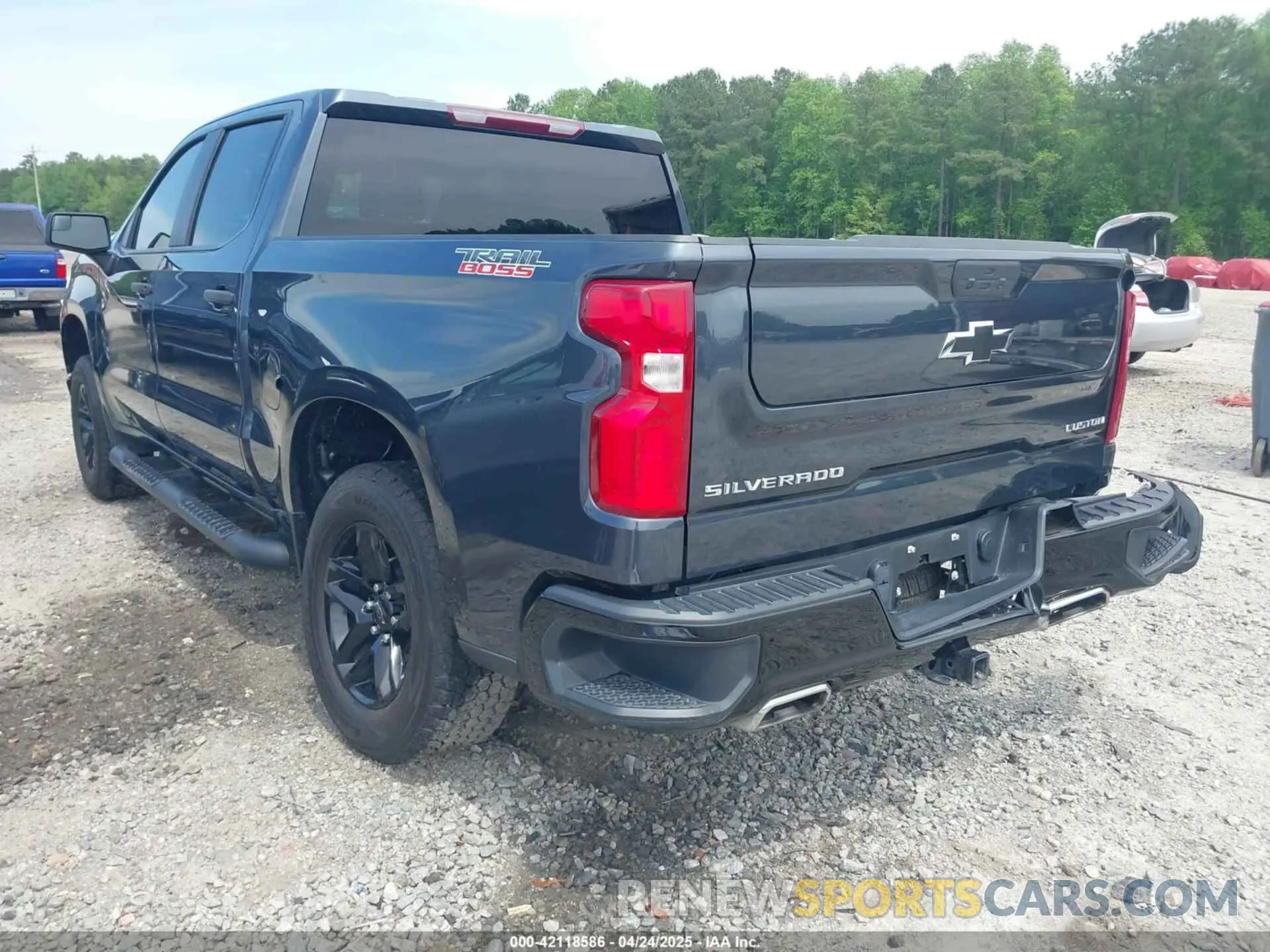 3 Photograph of a damaged car 1GCPYCEF2MZ372978 CHEVROLET SILVERADO 1500 2021