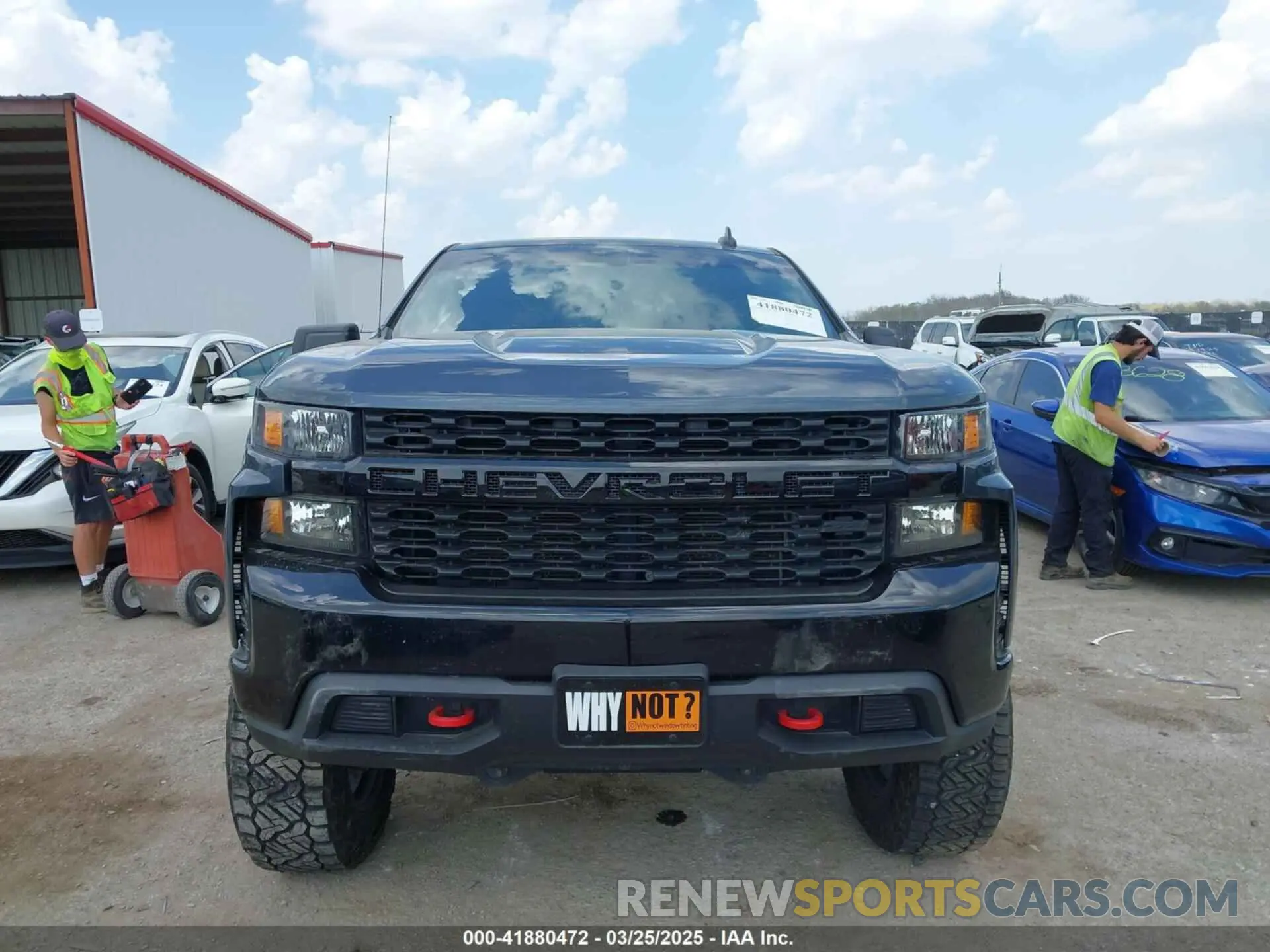 12 Photograph of a damaged car 1GCPYCEF3MZ393743 CHEVROLET SILVERADO 1500 2021