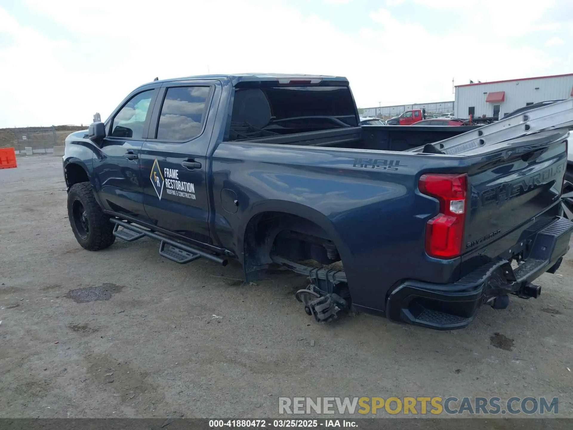 3 Photograph of a damaged car 1GCPYCEF3MZ393743 CHEVROLET SILVERADO 1500 2021