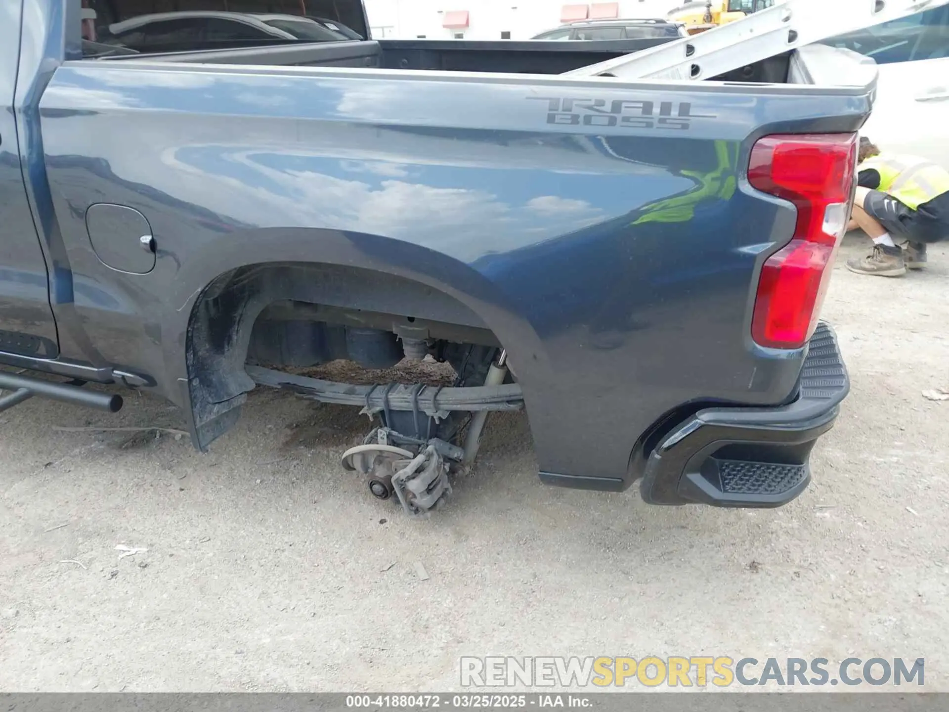 6 Photograph of a damaged car 1GCPYCEF3MZ393743 CHEVROLET SILVERADO 1500 2021