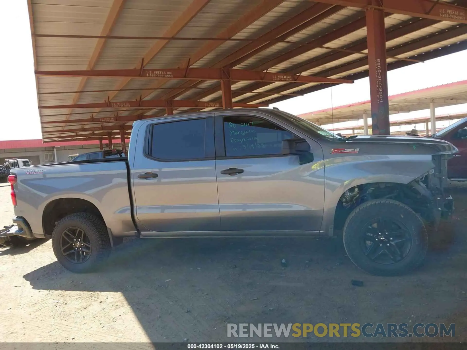 14 Photograph of a damaged car 1GCPYCEF5MZ260045 CHEVROLET SILVERADO 1500 2021