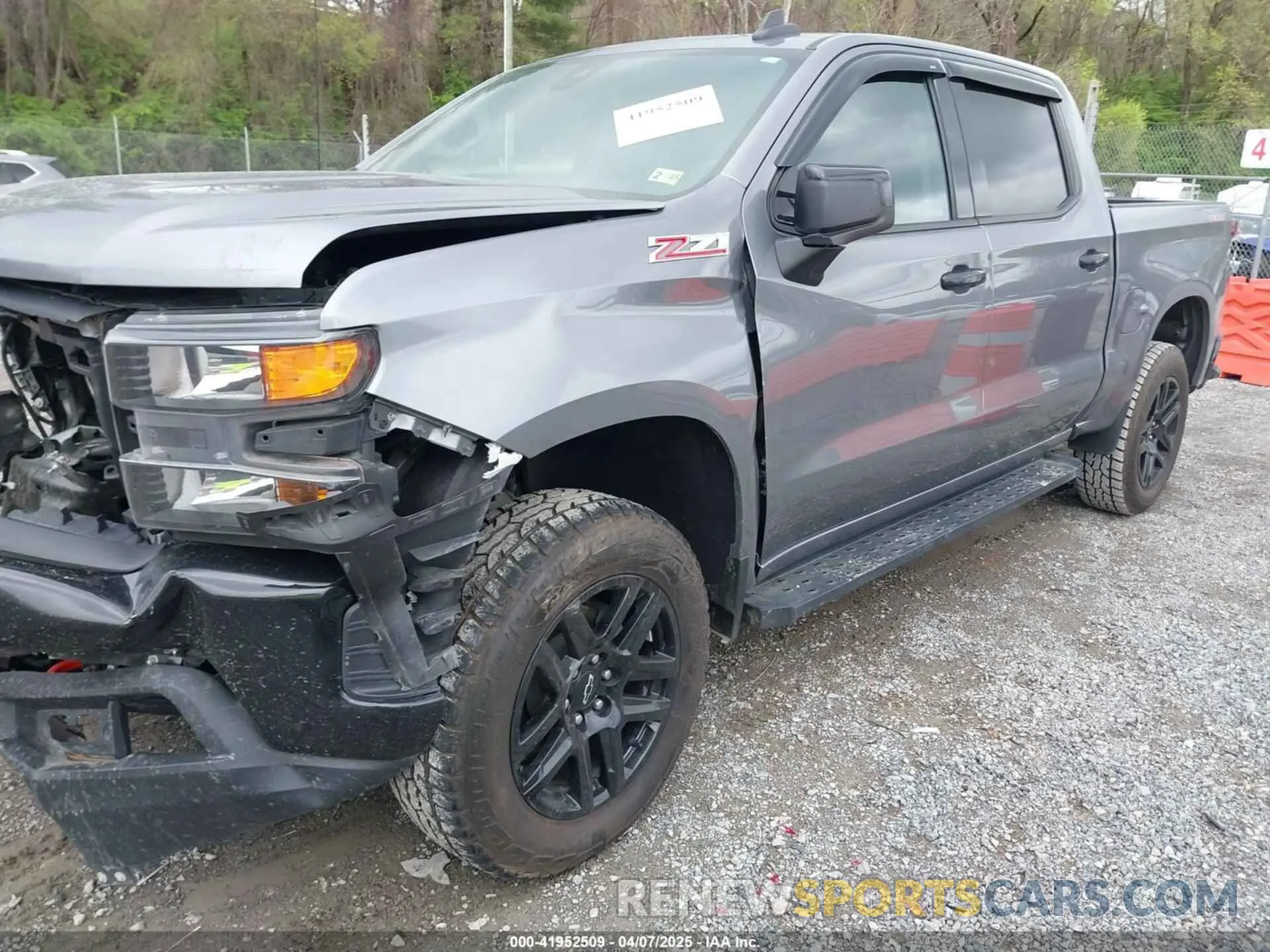 2 Photograph of a damaged car 1GCPYCEF6MZ371008 CHEVROLET SILVERADO 1500 2021