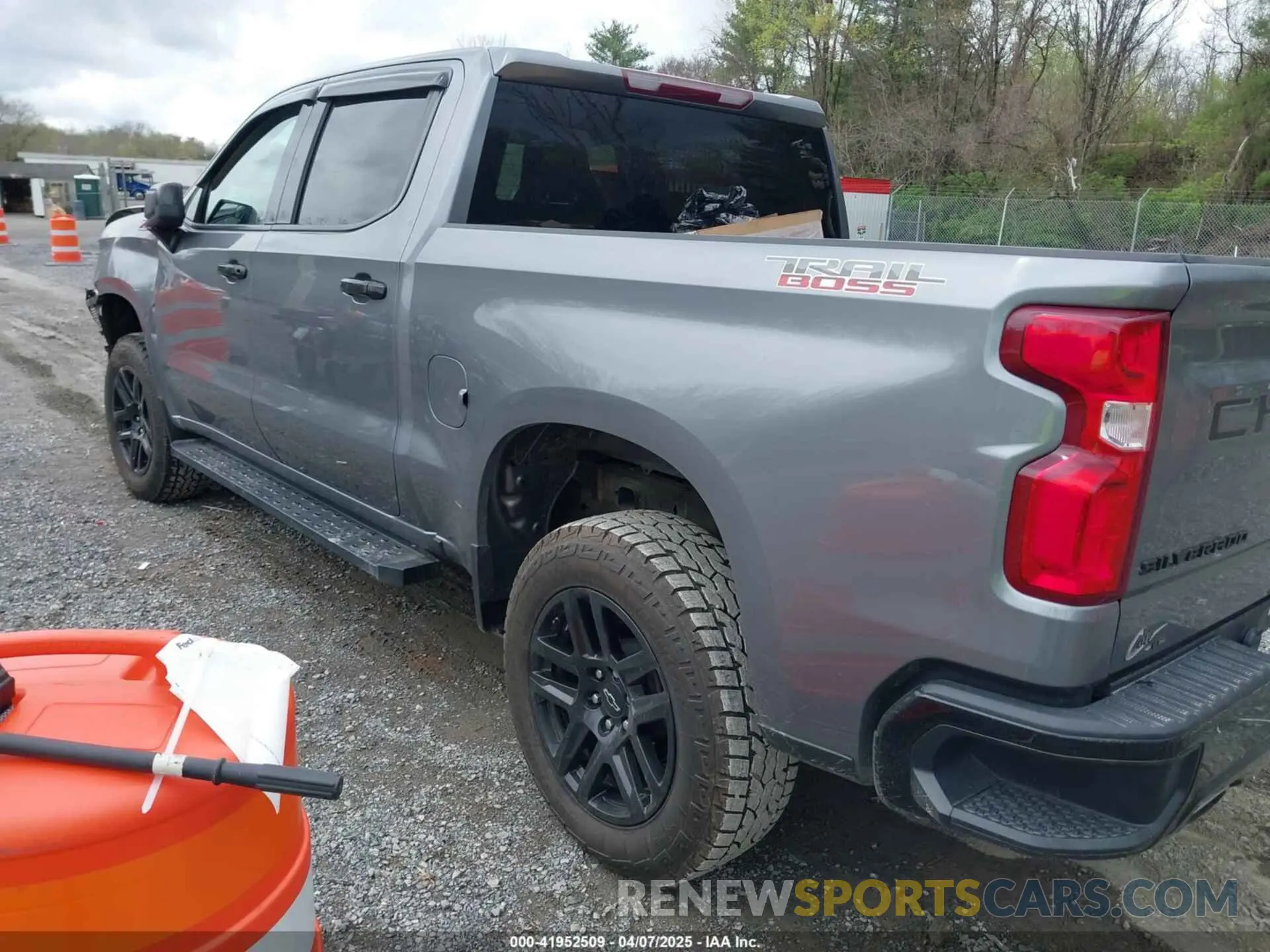 3 Photograph of a damaged car 1GCPYCEF6MZ371008 CHEVROLET SILVERADO 1500 2021