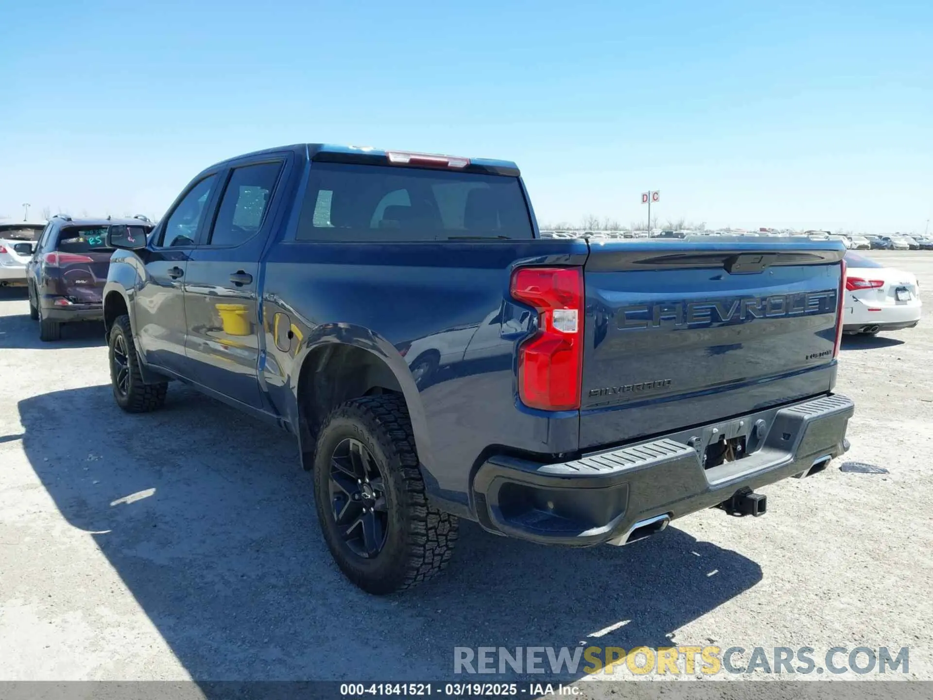 3 Photograph of a damaged car 1GCPYCEF8MZ234412 CHEVROLET SILVERADO 1500 2021