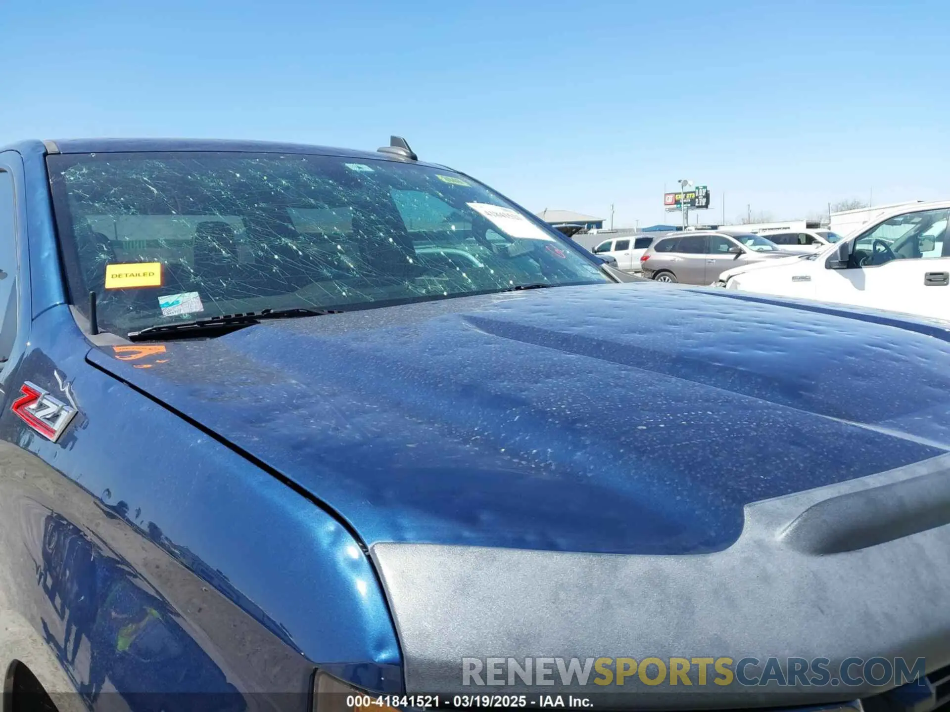 6 Photograph of a damaged car 1GCPYCEF8MZ234412 CHEVROLET SILVERADO 1500 2021