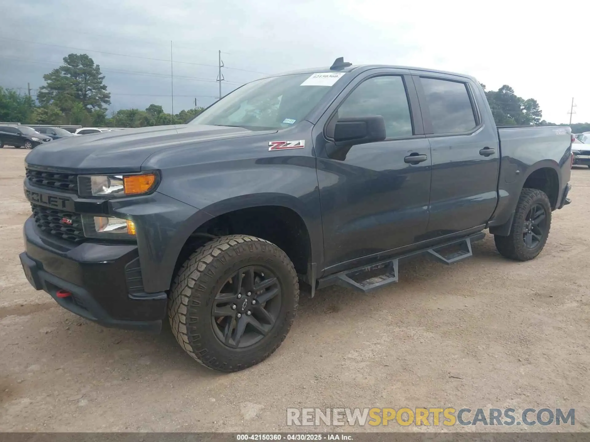 2 Photograph of a damaged car 1GCPYCEF8MZ363802 CHEVROLET SILVERADO 1500 2021