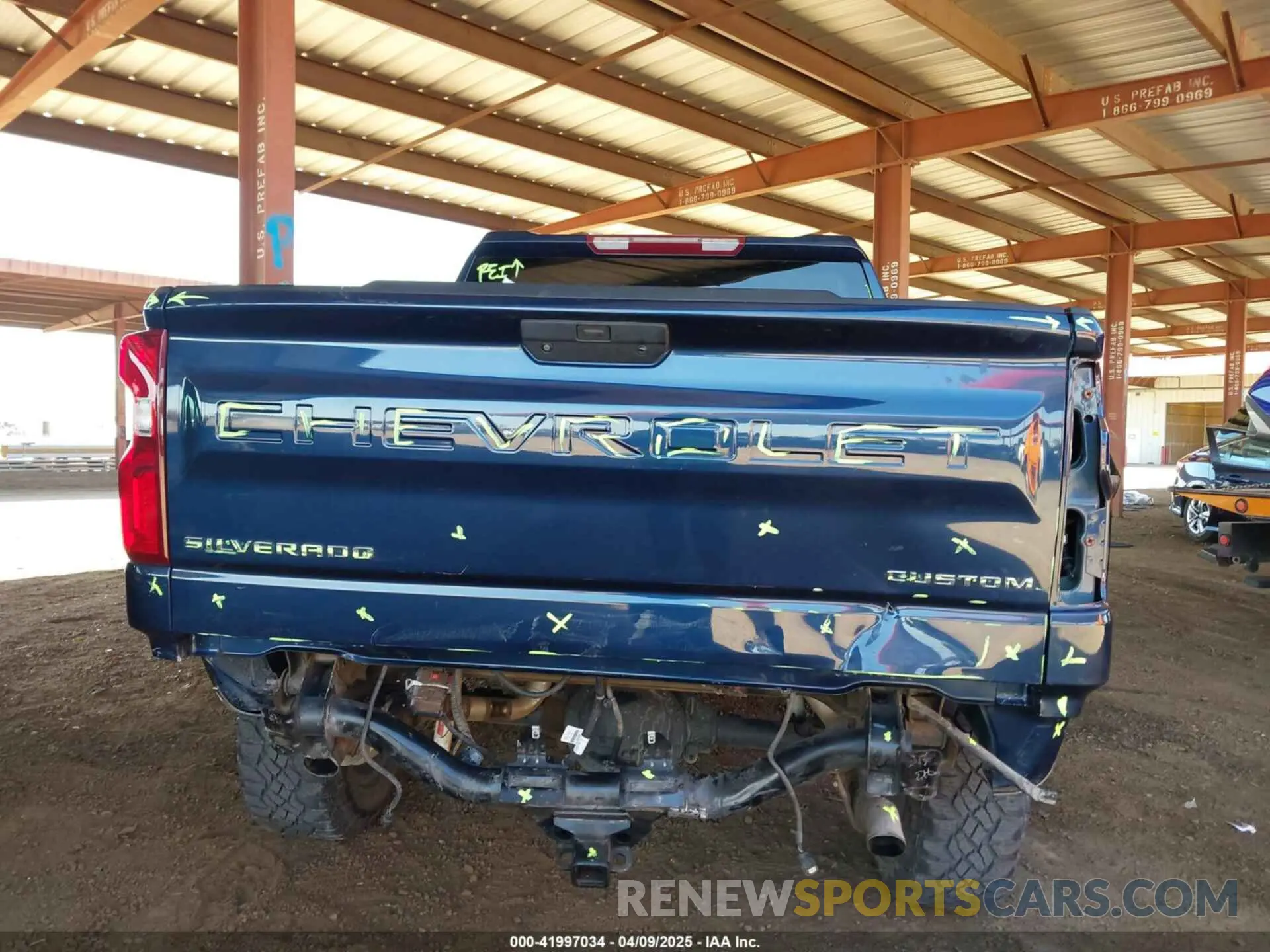 16 Photograph of a damaged car 1GCPYCEF8MZ364271 CHEVROLET SILVERADO 1500 2021