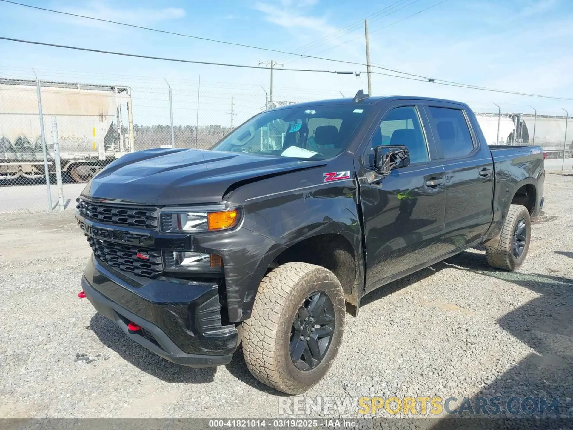 2 Photograph of a damaged car 1GCPYCEHXMZ305434 CHEVROLET SILVERADO 1500 2021
