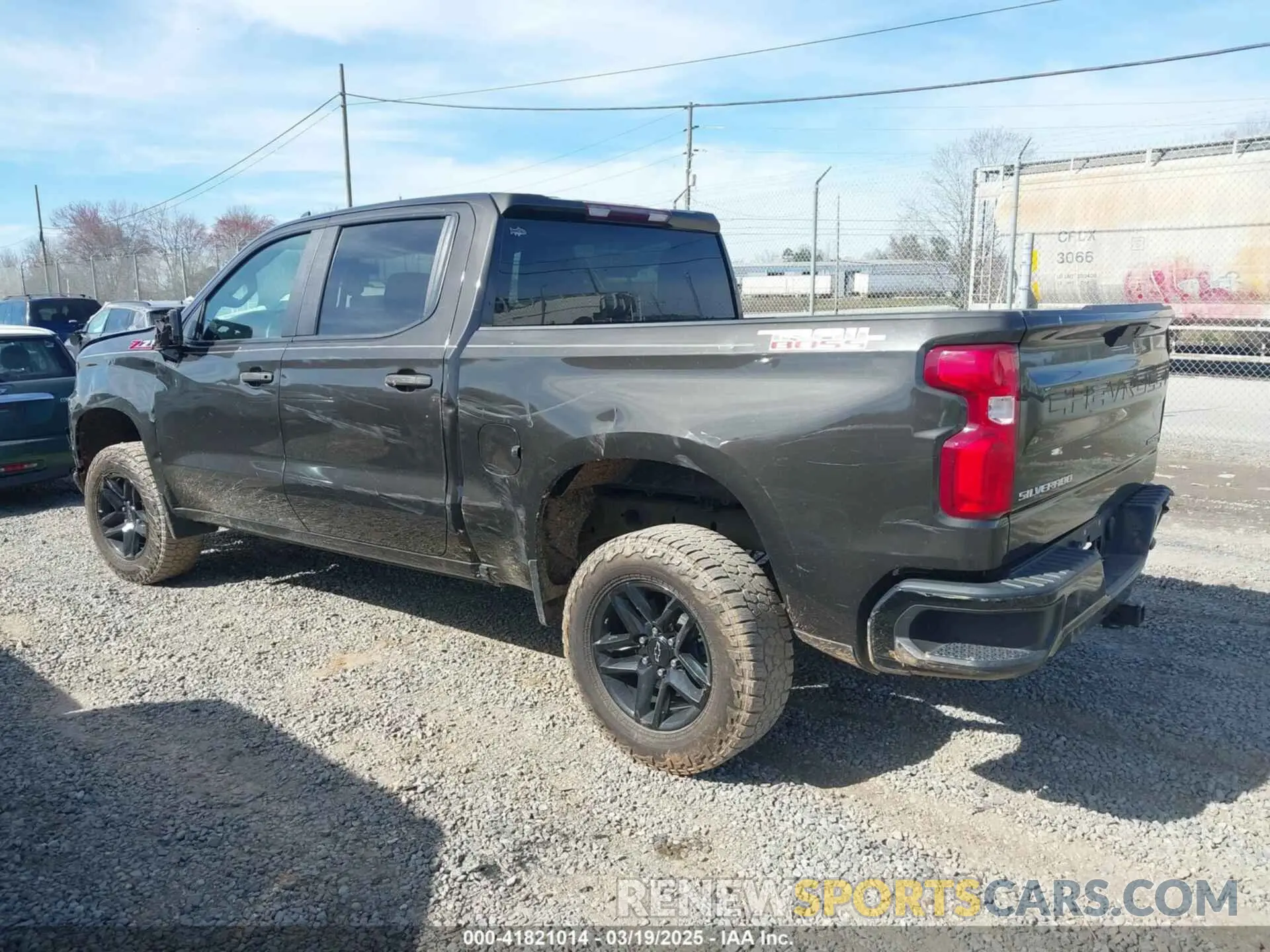 3 Photograph of a damaged car 1GCPYCEHXMZ305434 CHEVROLET SILVERADO 1500 2021