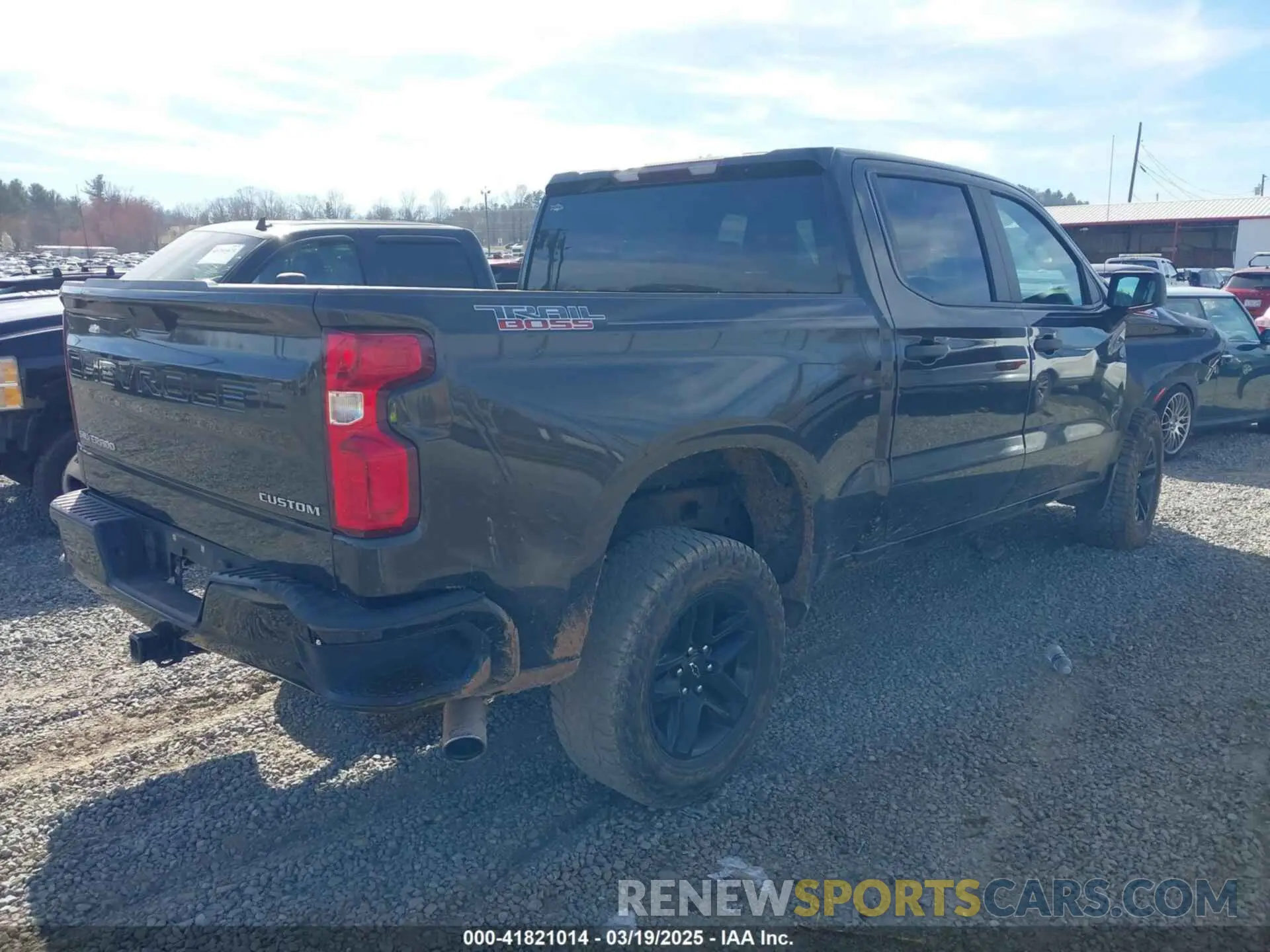 4 Photograph of a damaged car 1GCPYCEHXMZ305434 CHEVROLET SILVERADO 1500 2021