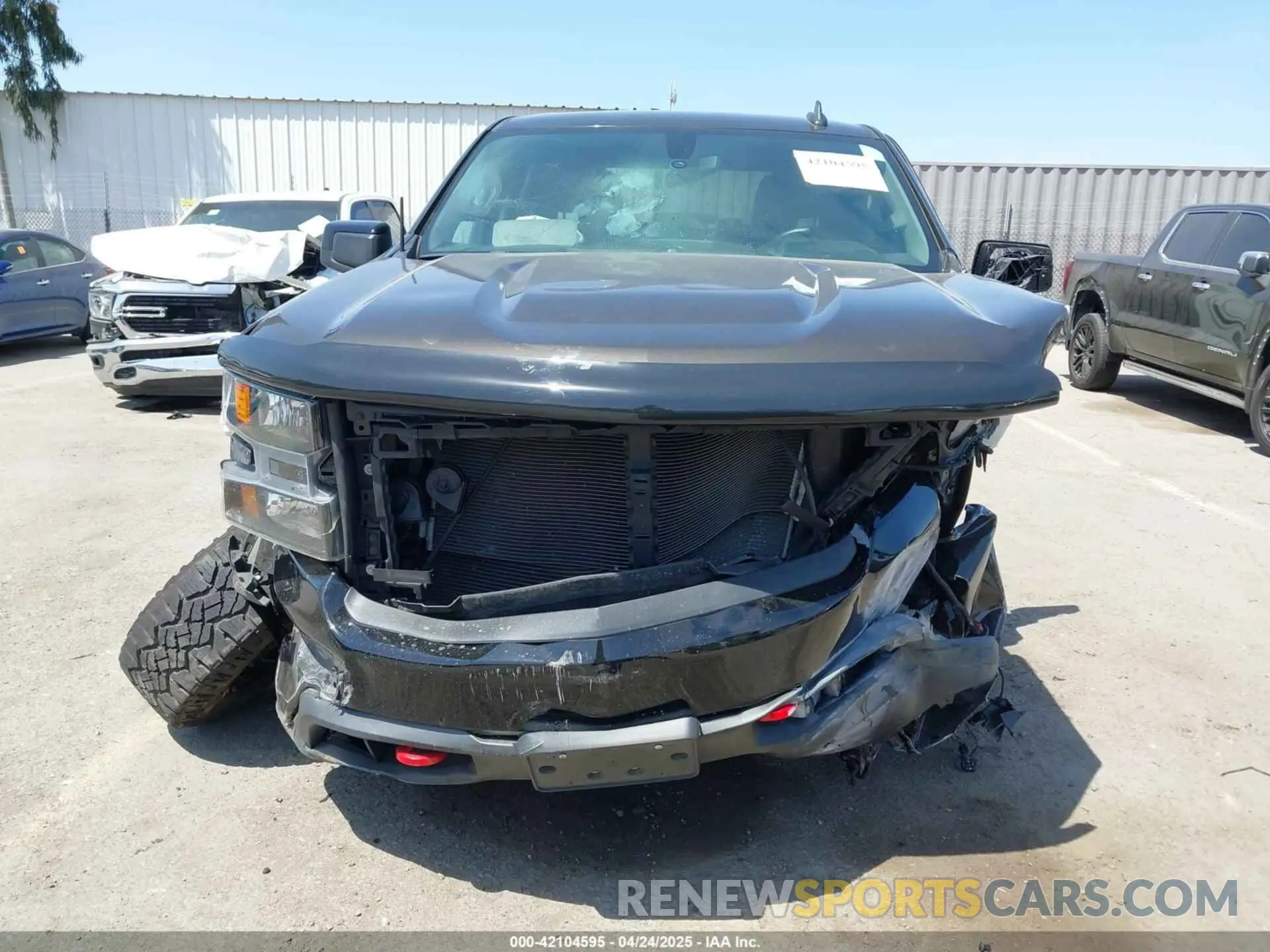 11 Photograph of a damaged car 1GCPYCEHXMZ370445 CHEVROLET SILVERADO 1500 2021