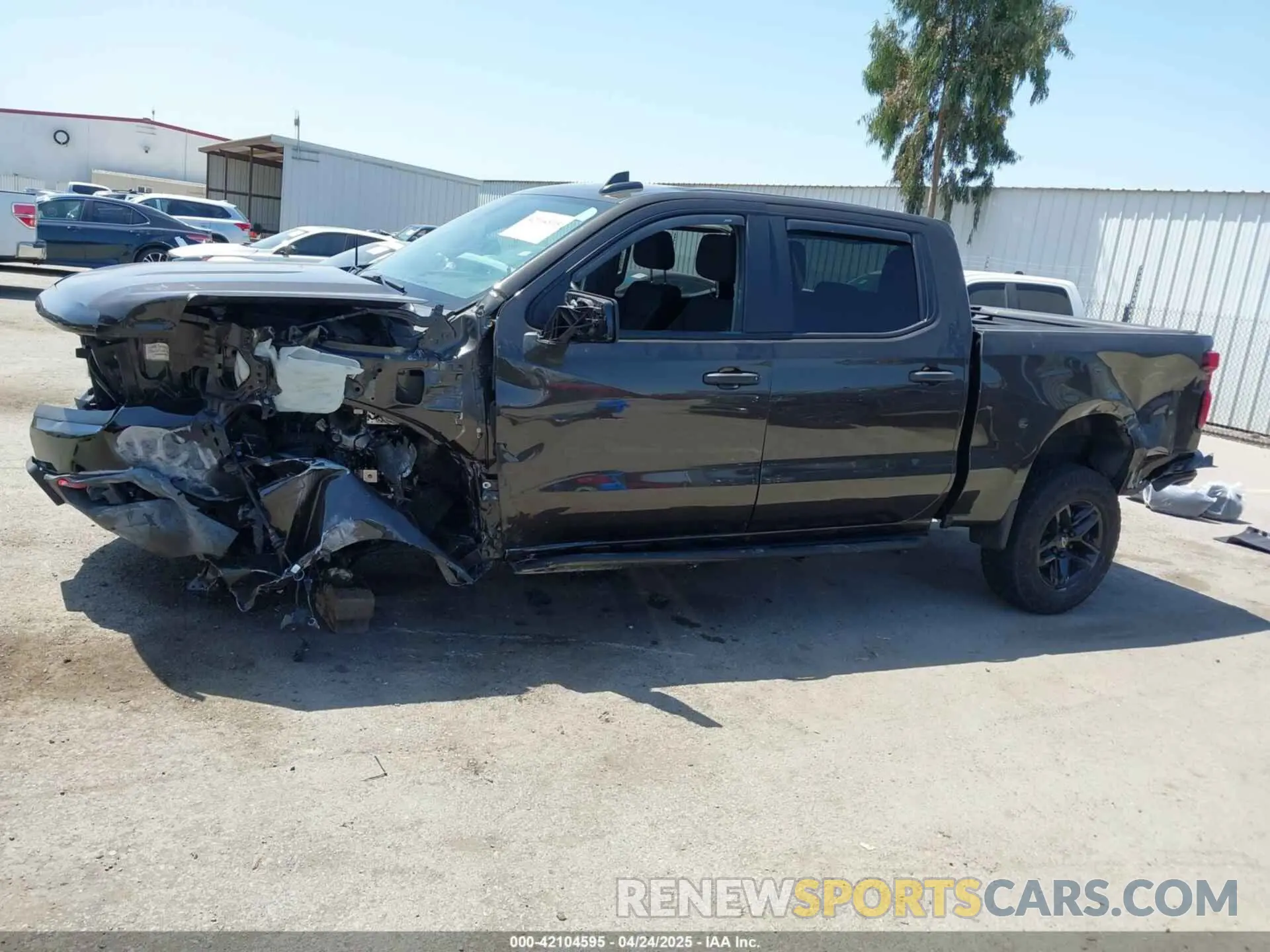 6 Photograph of a damaged car 1GCPYCEHXMZ370445 CHEVROLET SILVERADO 1500 2021