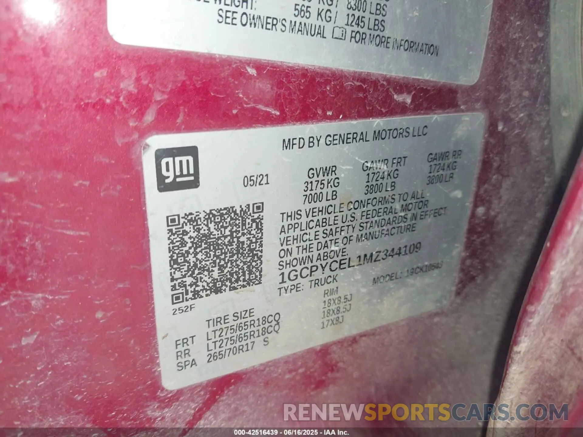 9 Photograph of a damaged car 1GCPYCEL1MZ344109 CHEVROLET SILVERADO 1500 2021