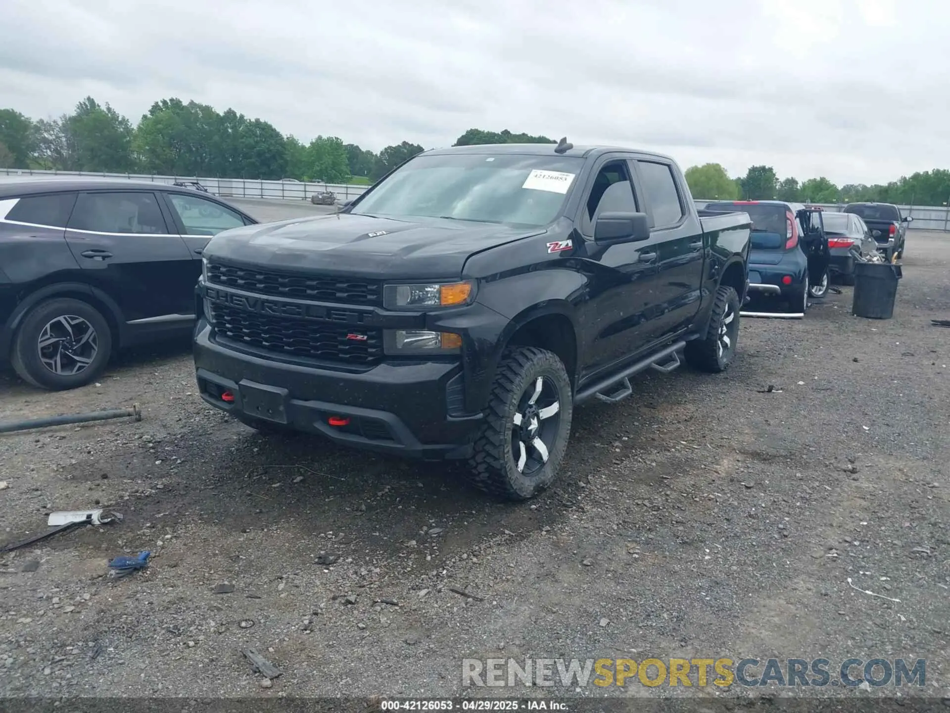 6 Photograph of a damaged car 1GCPYCEL8MZ210276 CHEVROLET SILVERADO 1500 2021