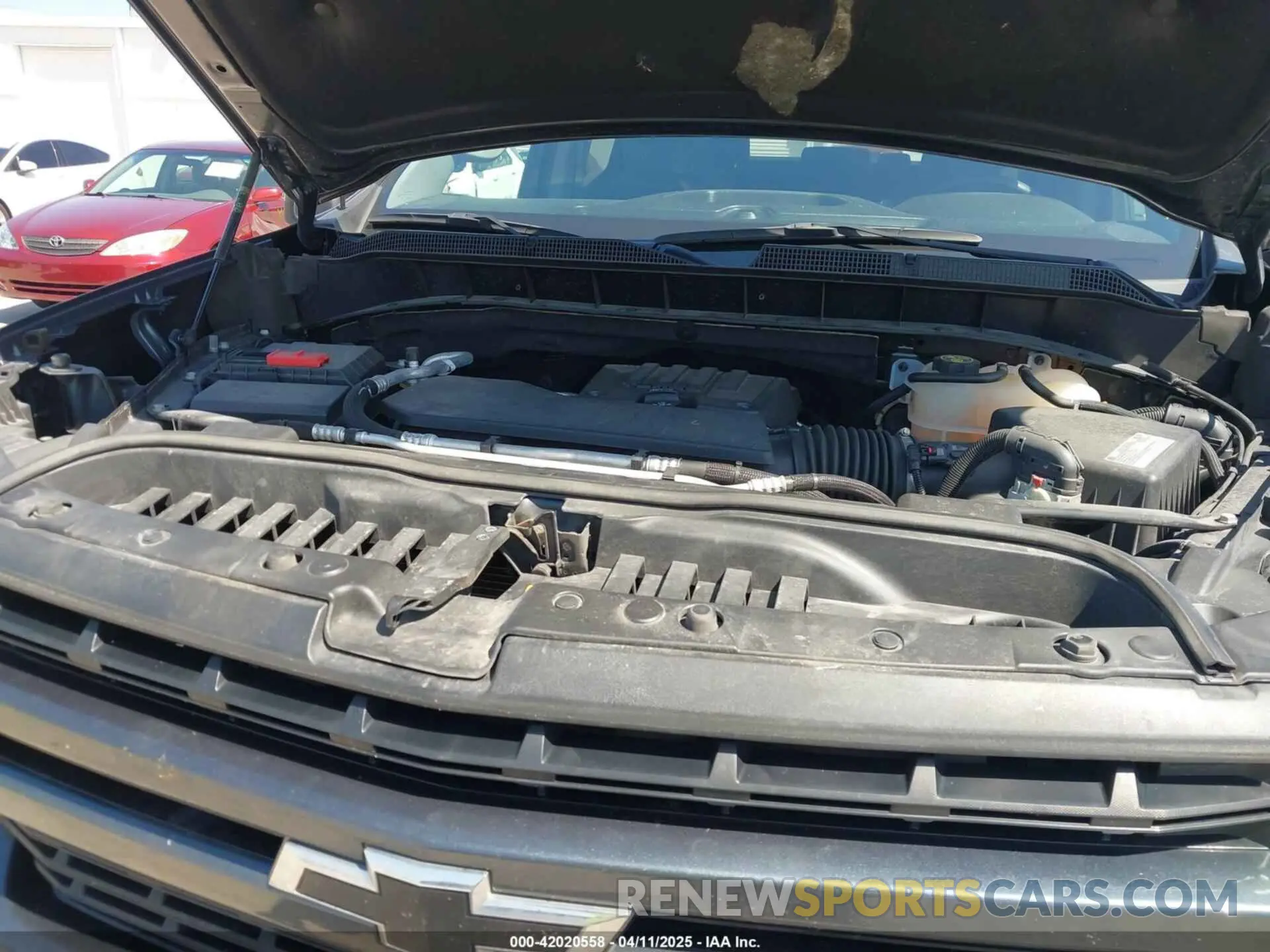 10 Photograph of a damaged car 1GCPYEEK3MZ386123 CHEVROLET SILVERADO 1500 2021
