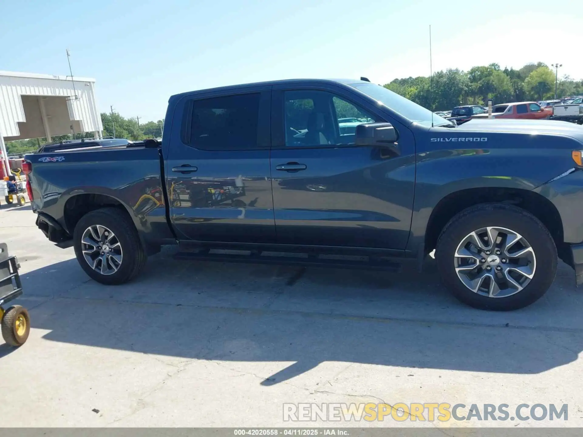 13 Photograph of a damaged car 1GCPYEEK3MZ386123 CHEVROLET SILVERADO 1500 2021