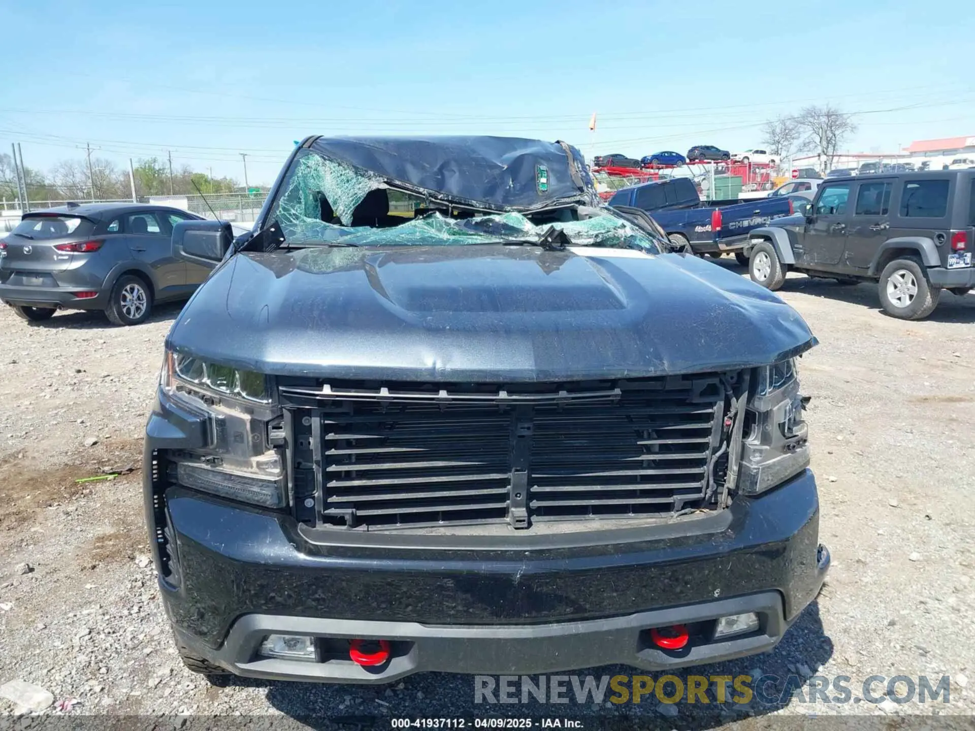 11 Photograph of a damaged car 1GCPYFED1MZ409048 CHEVROLET SILVERADO 1500 2021