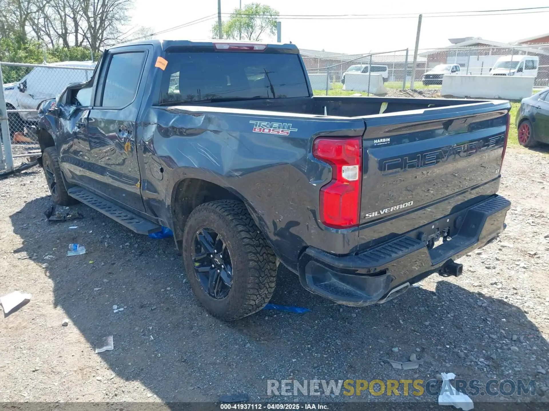 3 Photograph of a damaged car 1GCPYFED1MZ409048 CHEVROLET SILVERADO 1500 2021