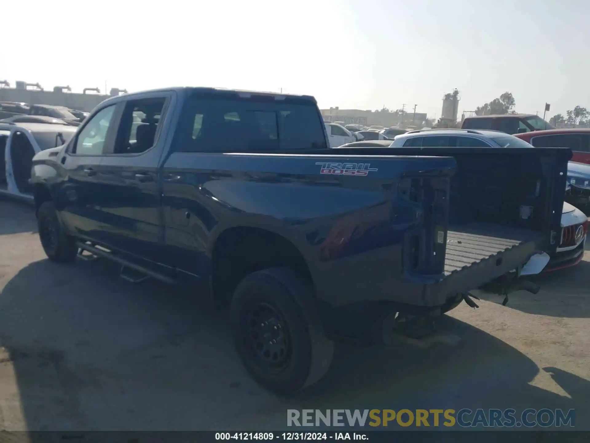 3 Photograph of a damaged car 1GCPYFED2MZ268586 CHEVROLET SILVERADO 1500 2021