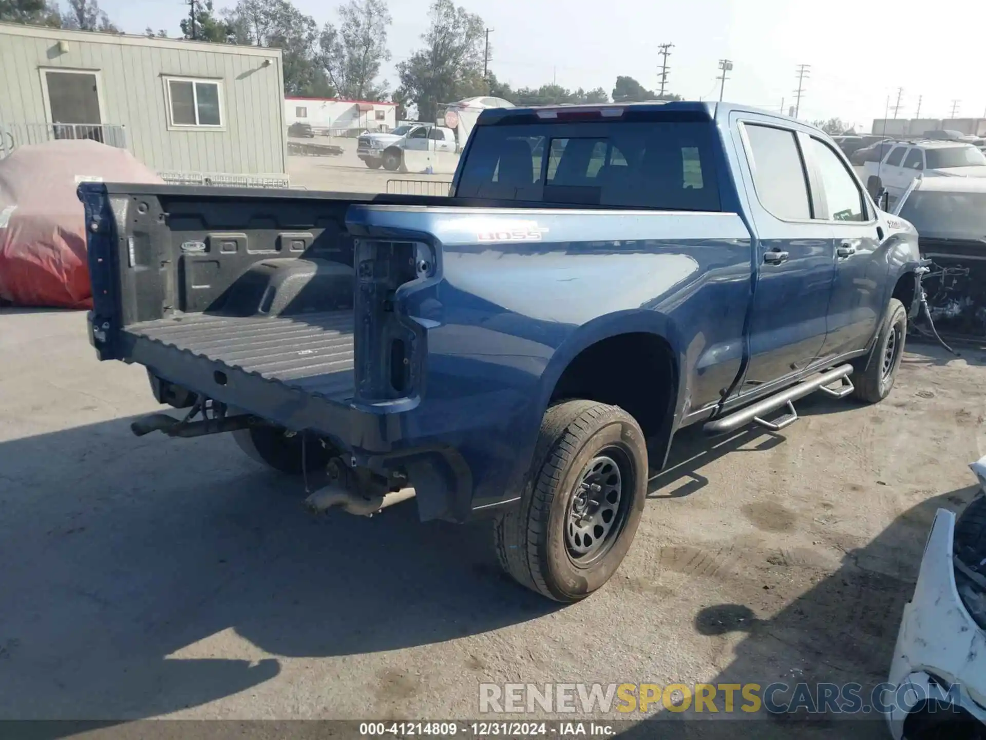 4 Photograph of a damaged car 1GCPYFED2MZ268586 CHEVROLET SILVERADO 1500 2021