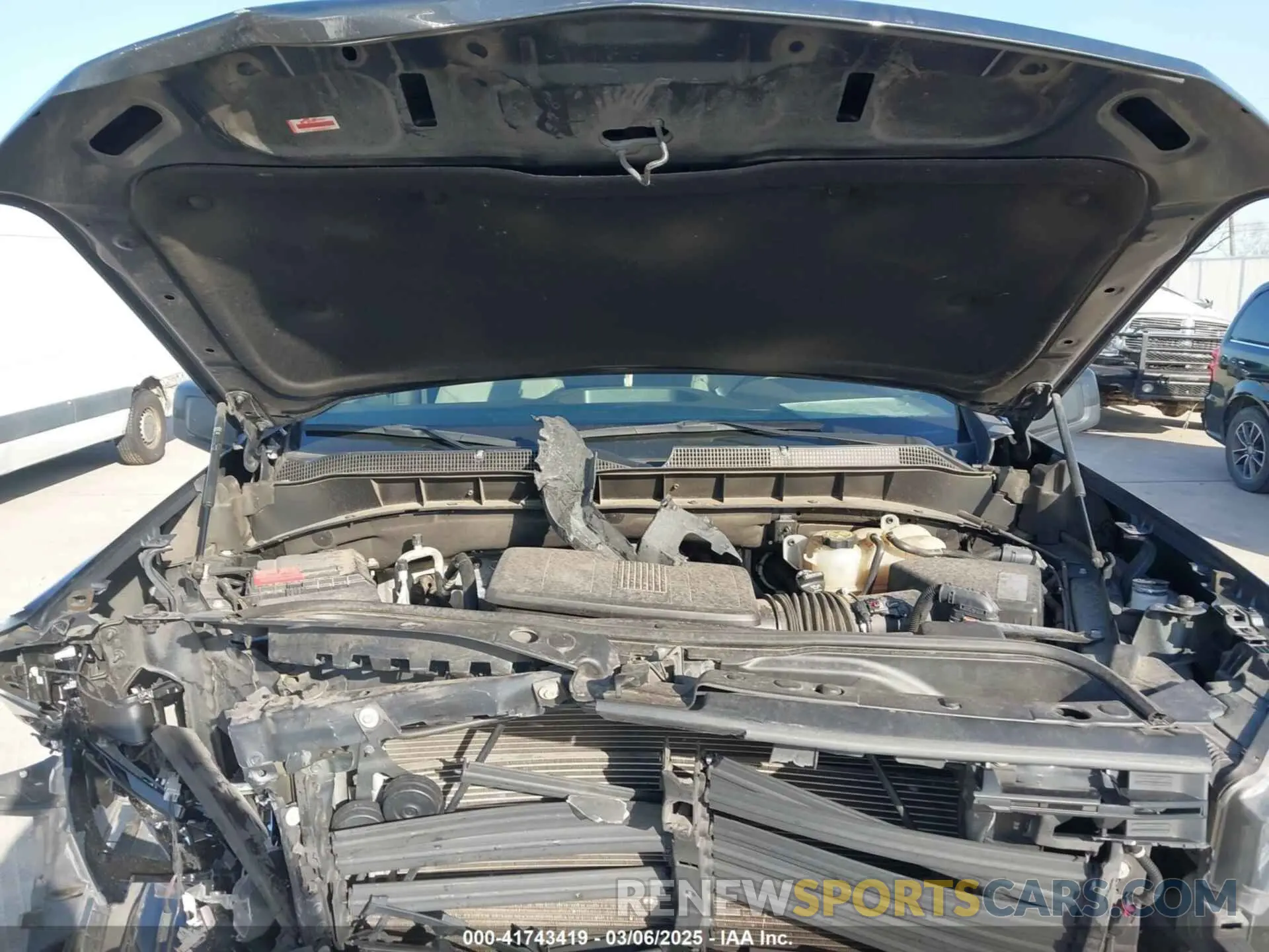 10 Photograph of a damaged car 1GCPYFED3MZ132225 CHEVROLET SILVERADO 1500 2021