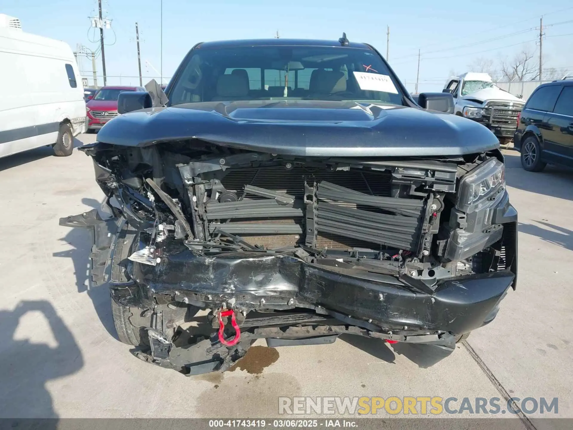 12 Photograph of a damaged car 1GCPYFED3MZ132225 CHEVROLET SILVERADO 1500 2021