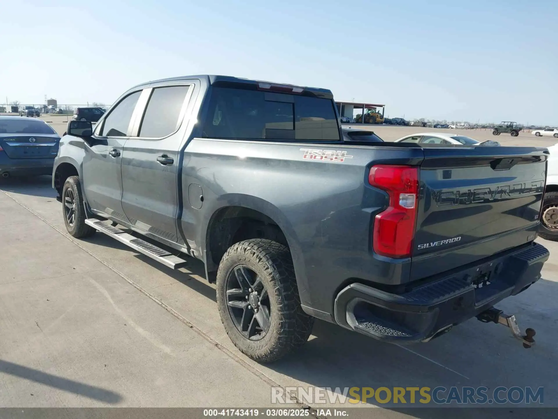 3 Photograph of a damaged car 1GCPYFED3MZ132225 CHEVROLET SILVERADO 1500 2021