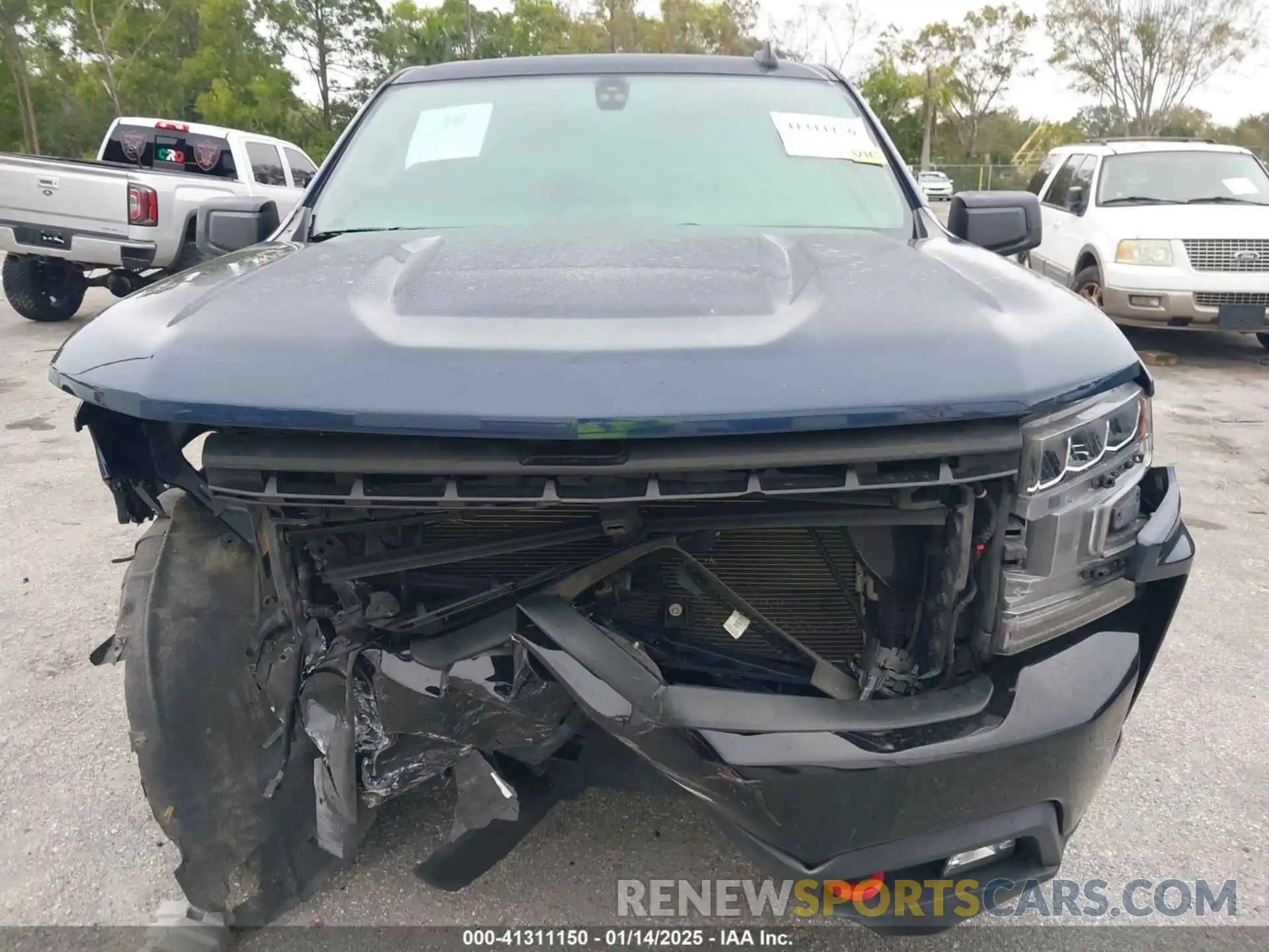 13 Photograph of a damaged car 1GCPYFED4MZ110587 CHEVROLET SILVERADO 1500 2021