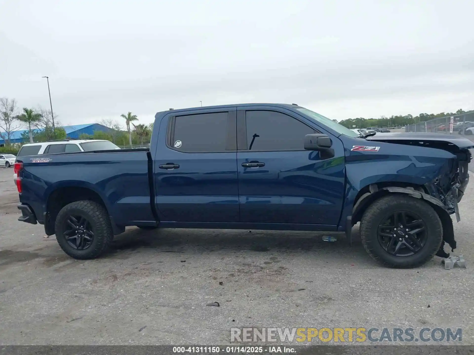 14 Photograph of a damaged car 1GCPYFED4MZ110587 CHEVROLET SILVERADO 1500 2021