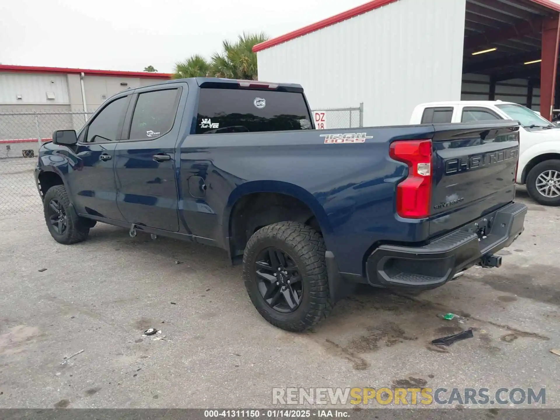 3 Photograph of a damaged car 1GCPYFED4MZ110587 CHEVROLET SILVERADO 1500 2021