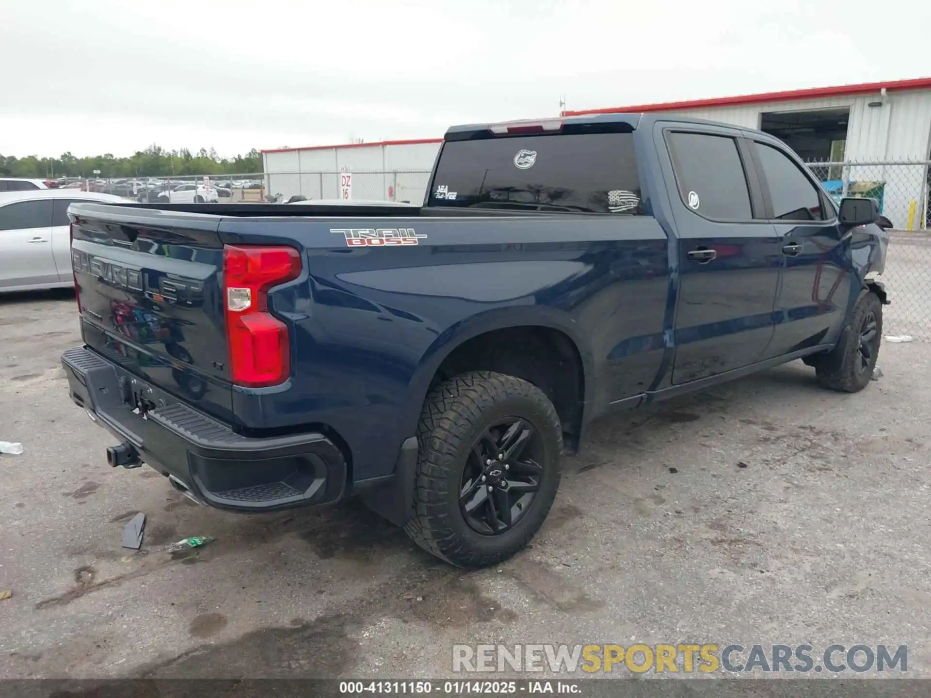 4 Photograph of a damaged car 1GCPYFED4MZ110587 CHEVROLET SILVERADO 1500 2021