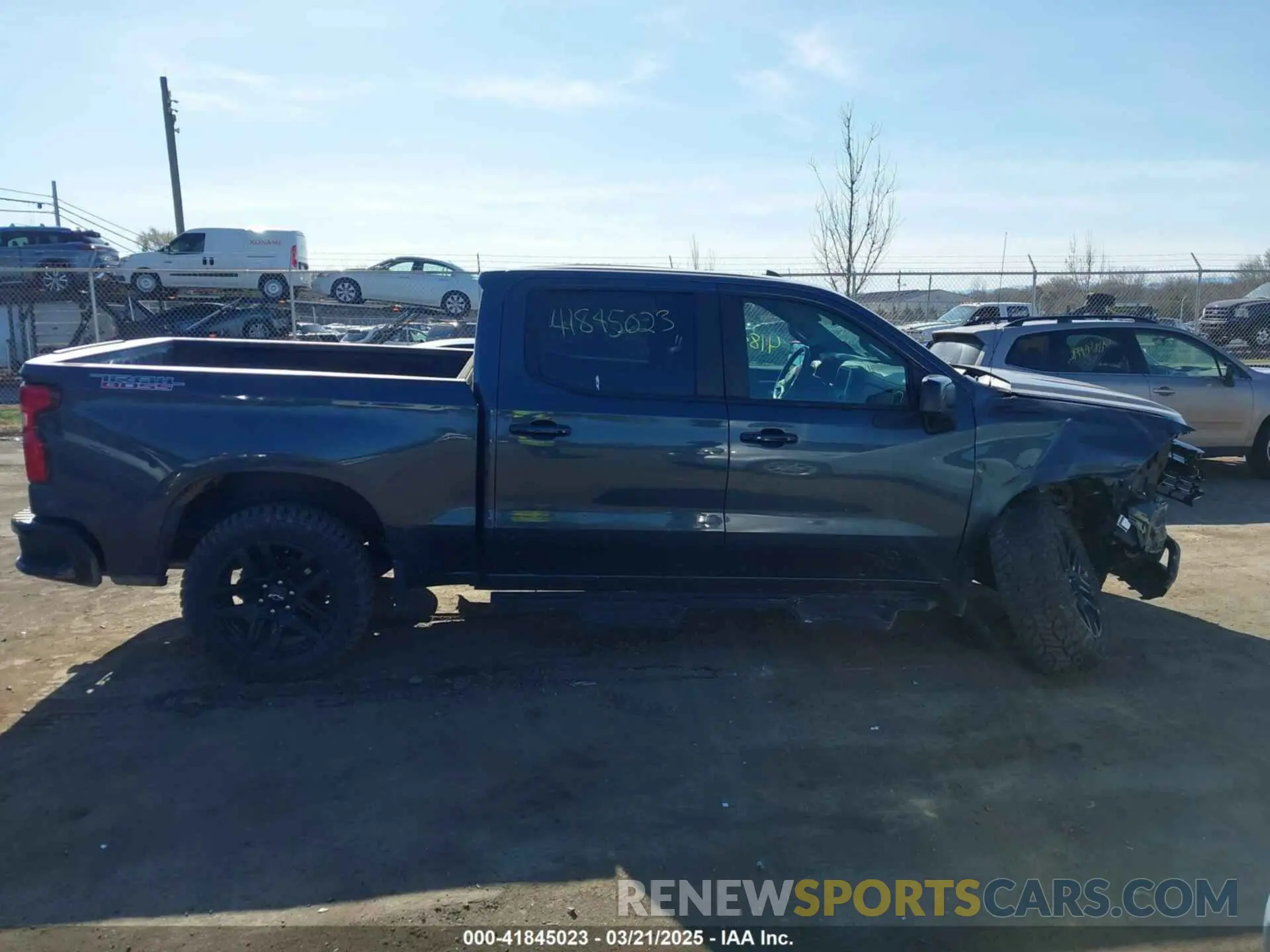 13 Photograph of a damaged car 1GCPYFED4MZ349105 CHEVROLET SILVERADO 1500 2021