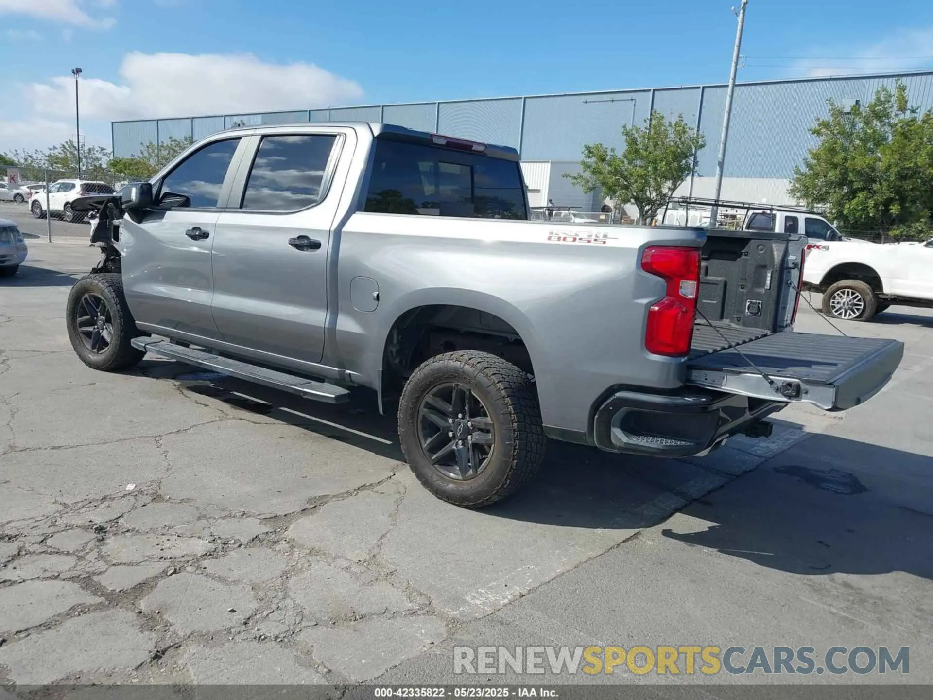 3 Photograph of a damaged car 1GCPYFED5MZ120402 CHEVROLET SILVERADO 1500 2021