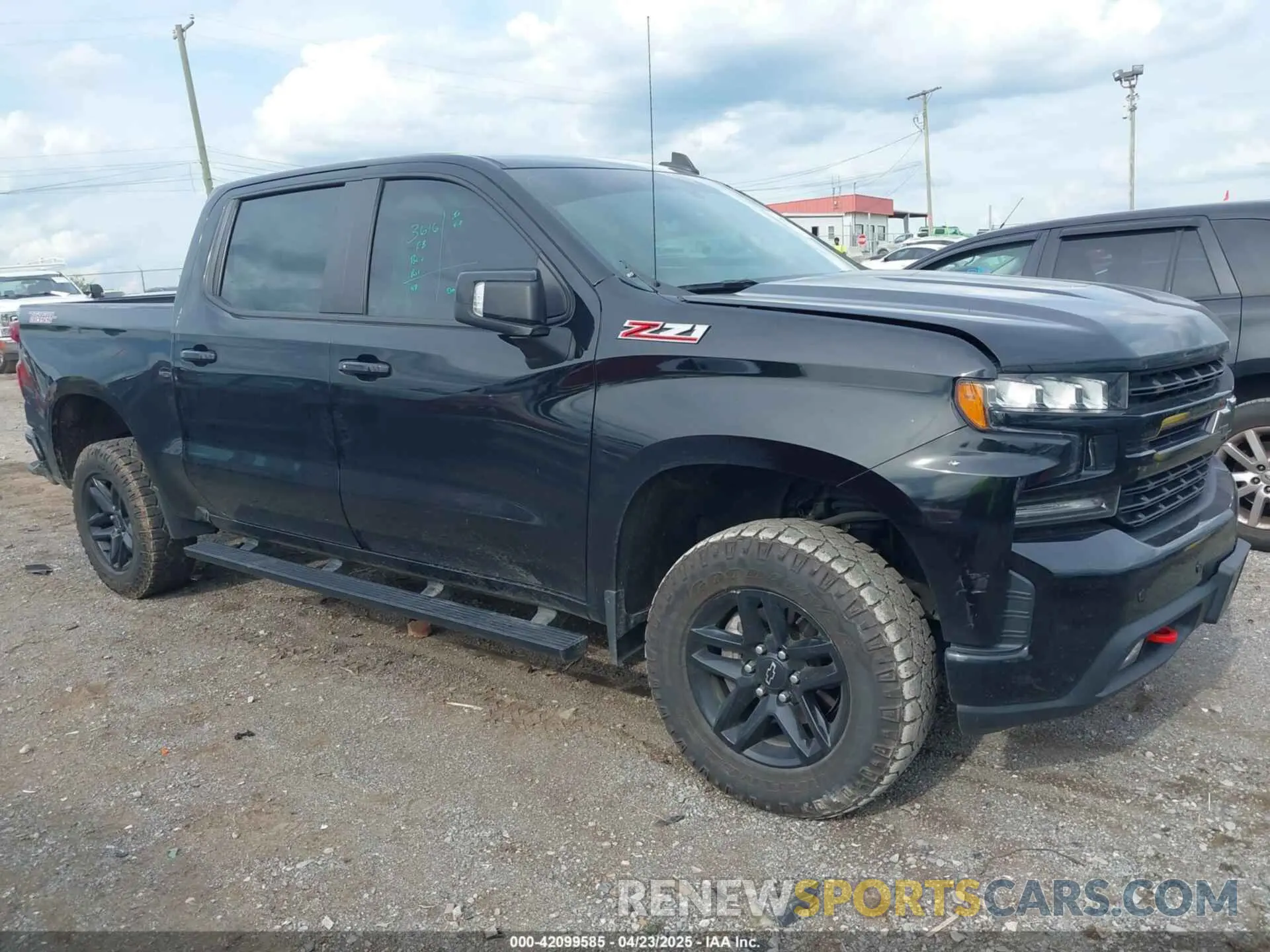 1 Photograph of a damaged car 1GCPYFED5MZ192636 CHEVROLET SILVERADO 1500 2021