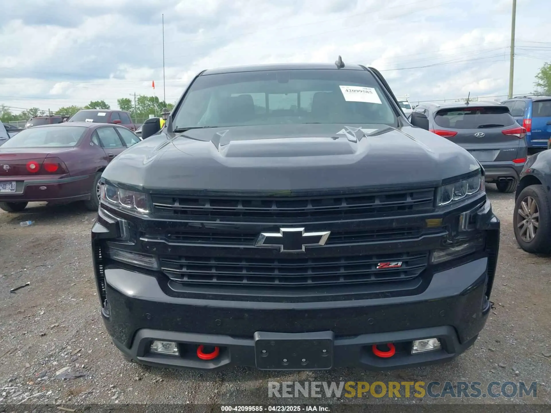 12 Photograph of a damaged car 1GCPYFED5MZ192636 CHEVROLET SILVERADO 1500 2021