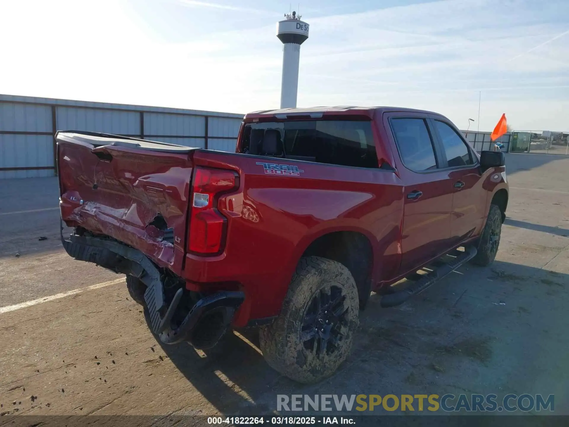 4 Photograph of a damaged car 1GCPYFED5MZ356872 CHEVROLET SILVERADO 1500 2021