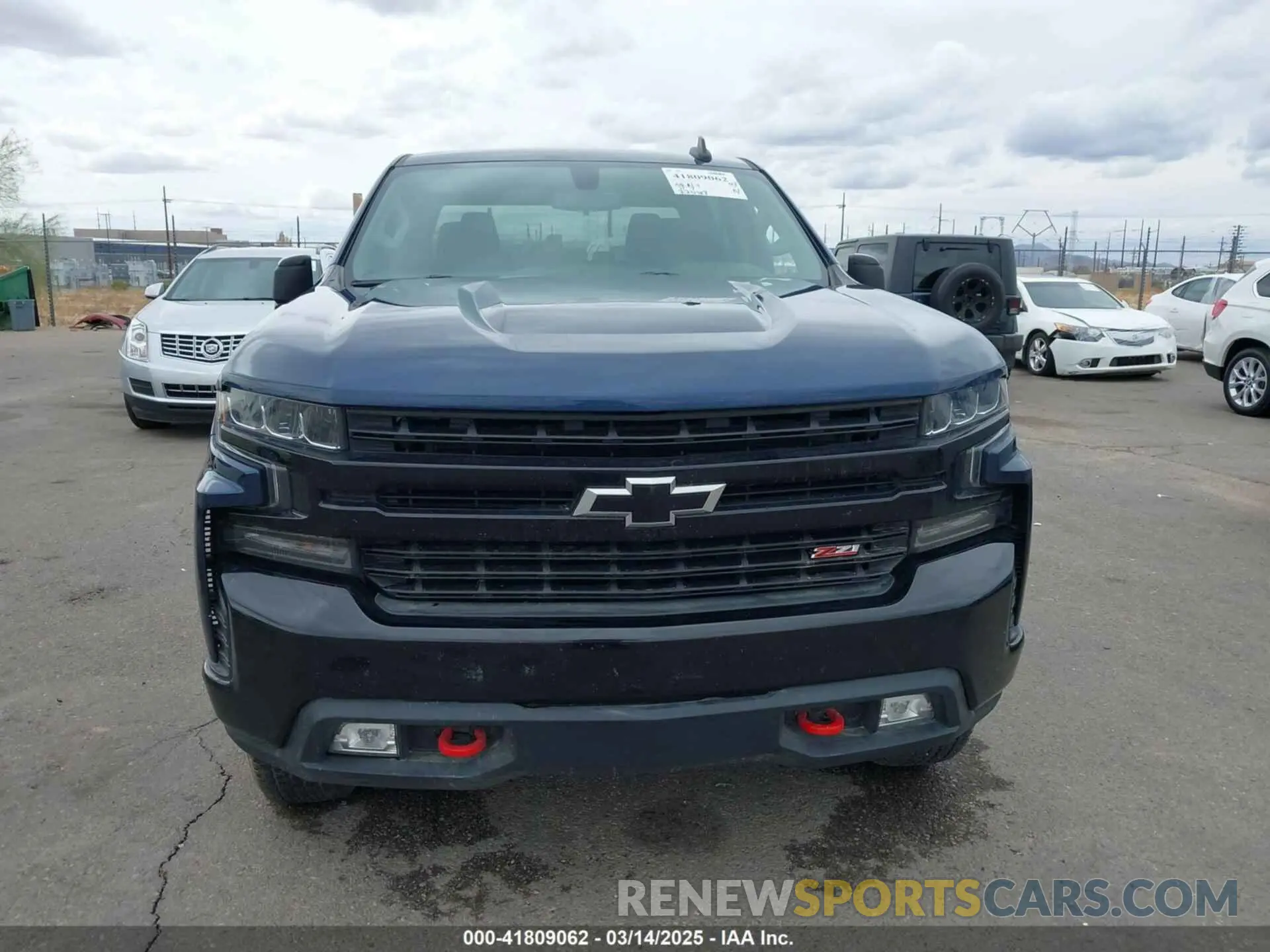 12 Photograph of a damaged car 1GCPYFED6MZ421423 CHEVROLET SILVERADO 1500 2021