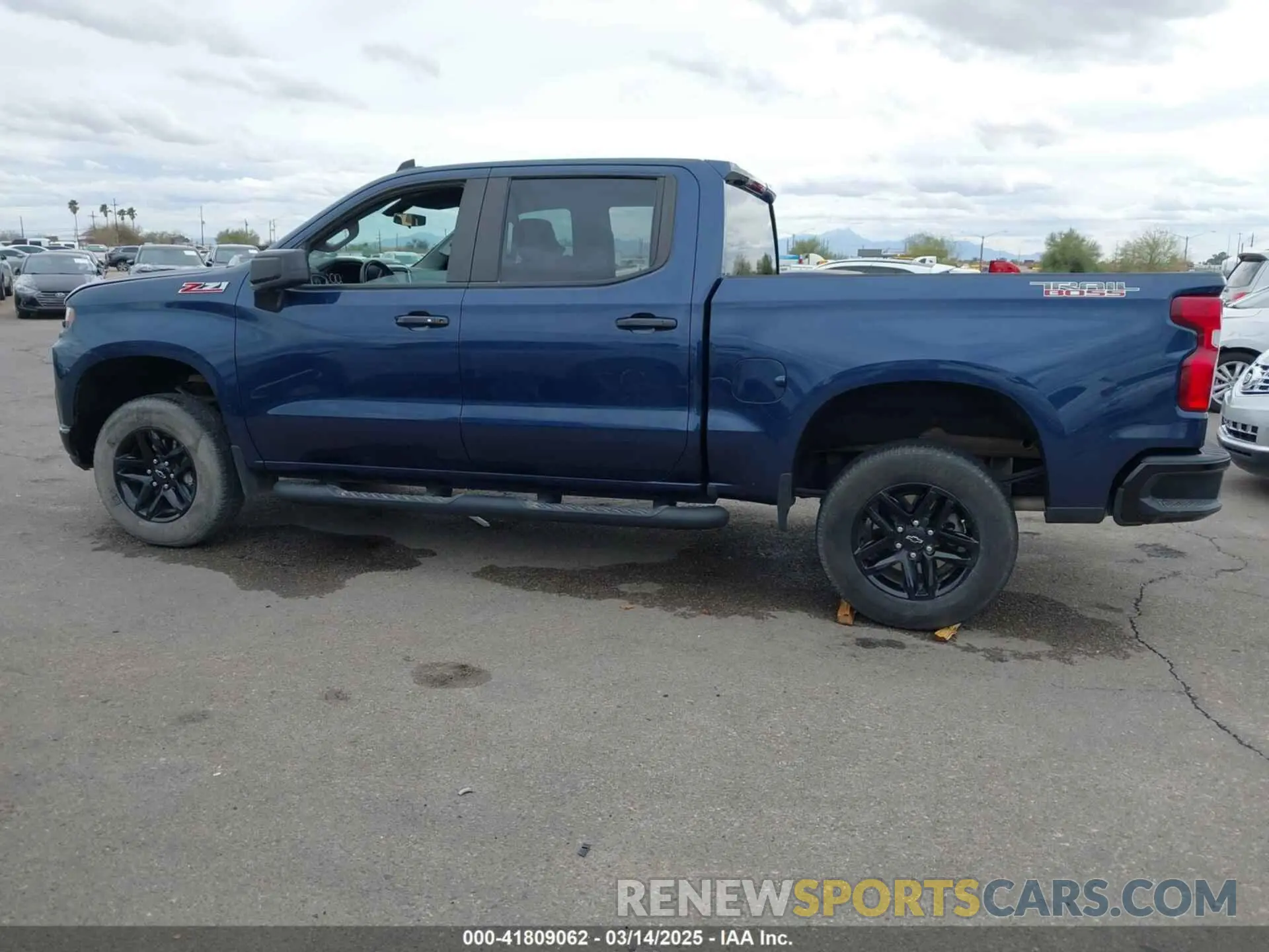 14 Photograph of a damaged car 1GCPYFED6MZ421423 CHEVROLET SILVERADO 1500 2021